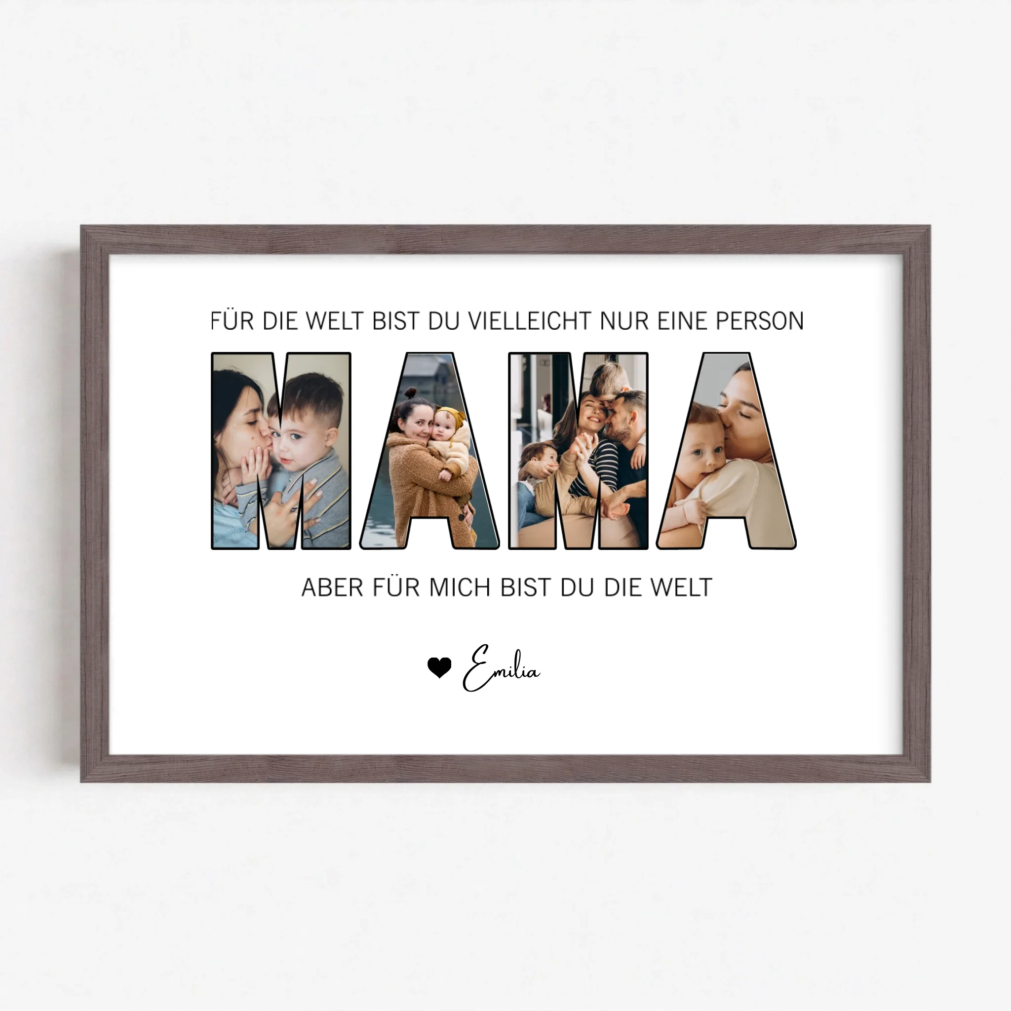 Live Mockup - Frame Poster - Wood - 30x20