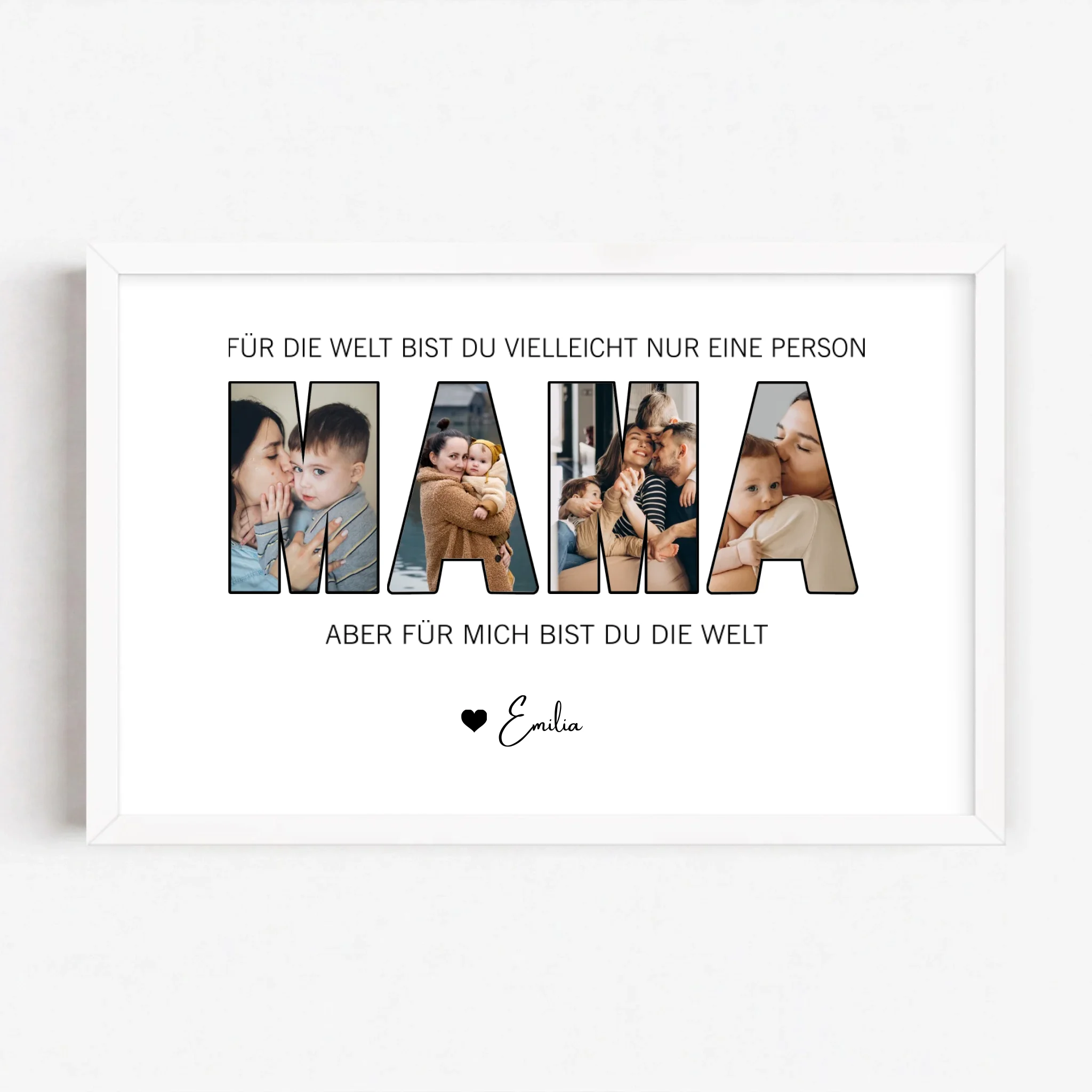 Live Mockup - Frame Poster - White - 30x20