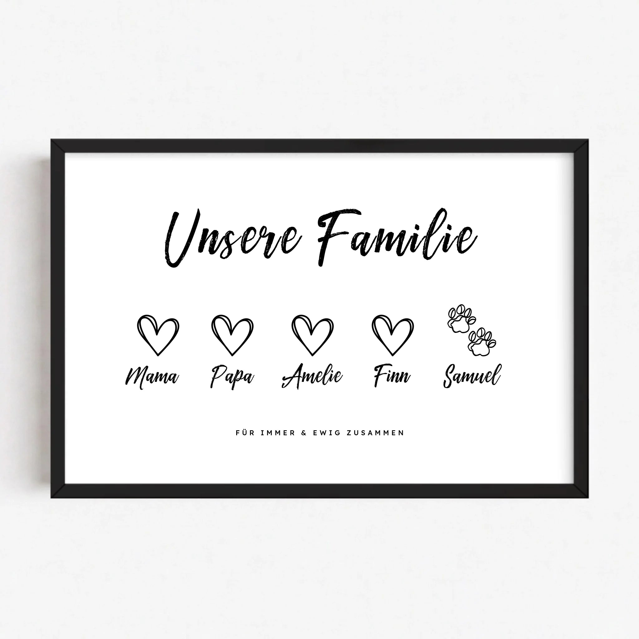 Live Mockup - Frame Poster - Black - 60x40