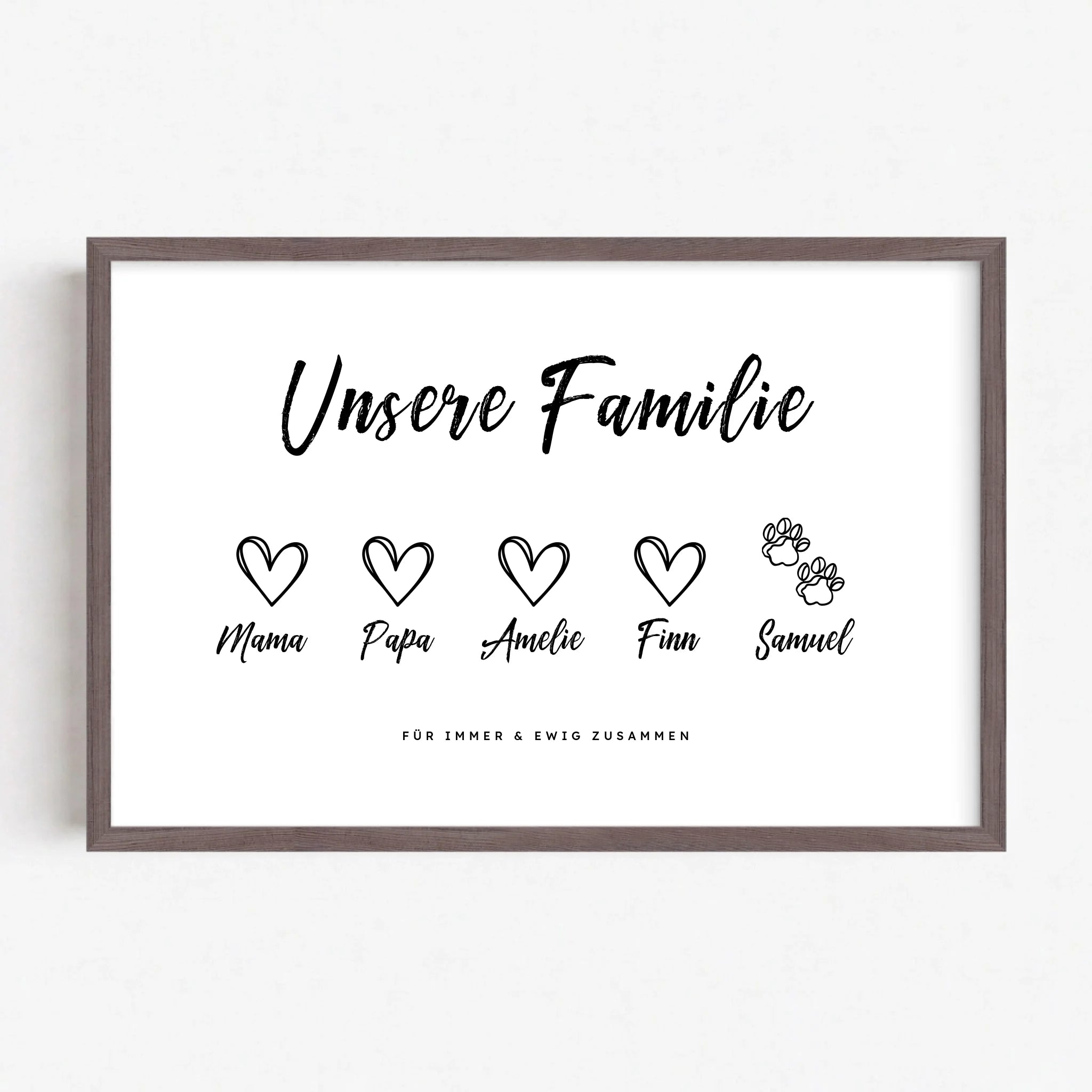 Live Mockup - Frame Poster - Wood - 60x40