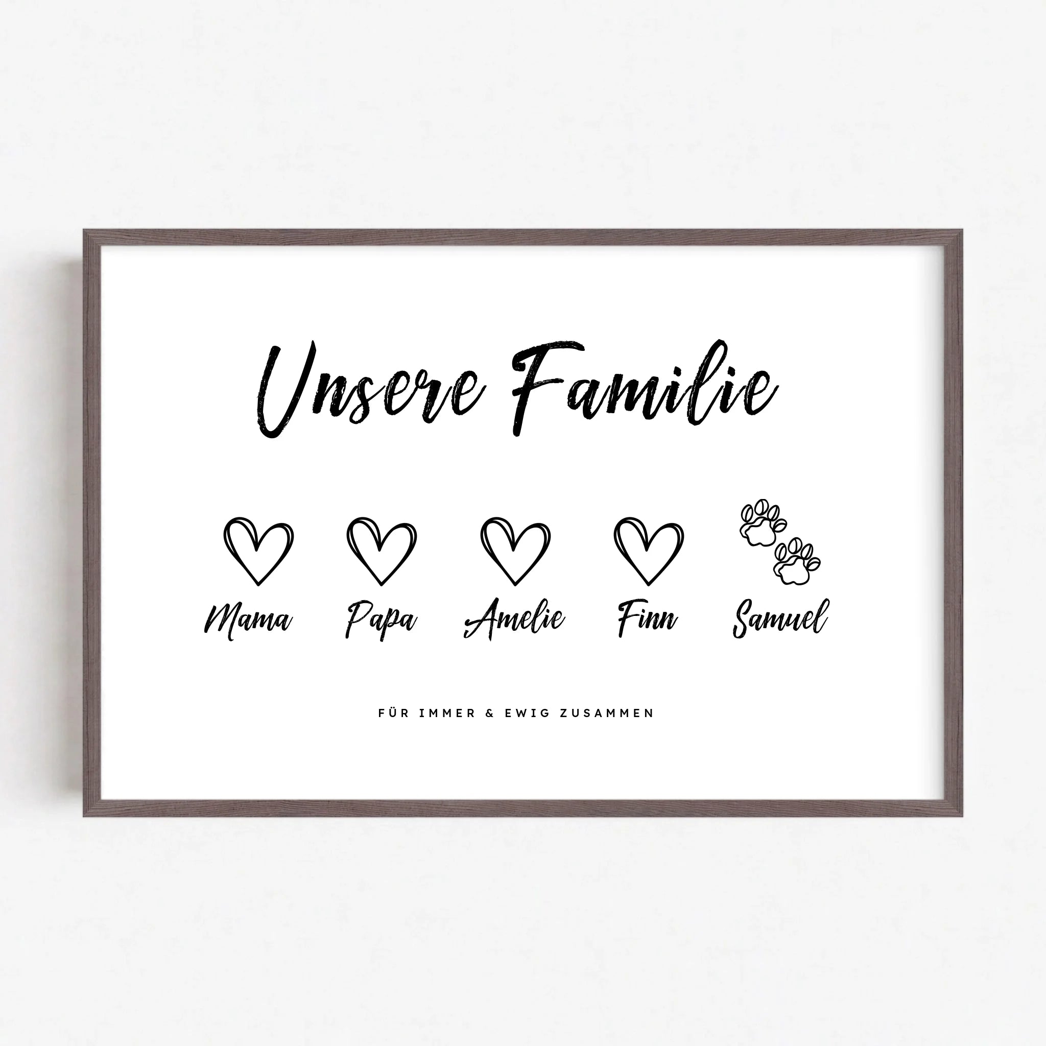 Live Mockup - Frame Poster - Wood - 90x60