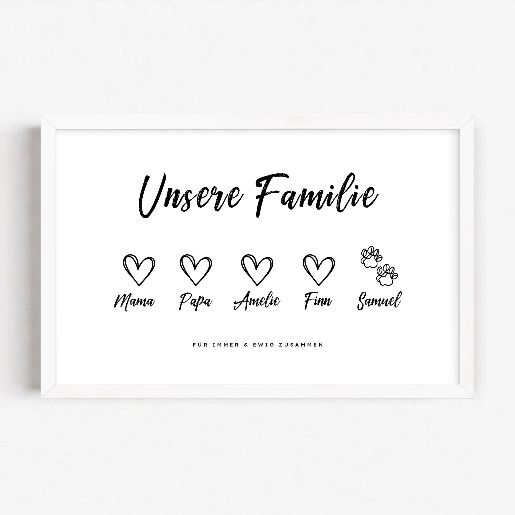 Live Mockup - Frame Poster - White - 30x20