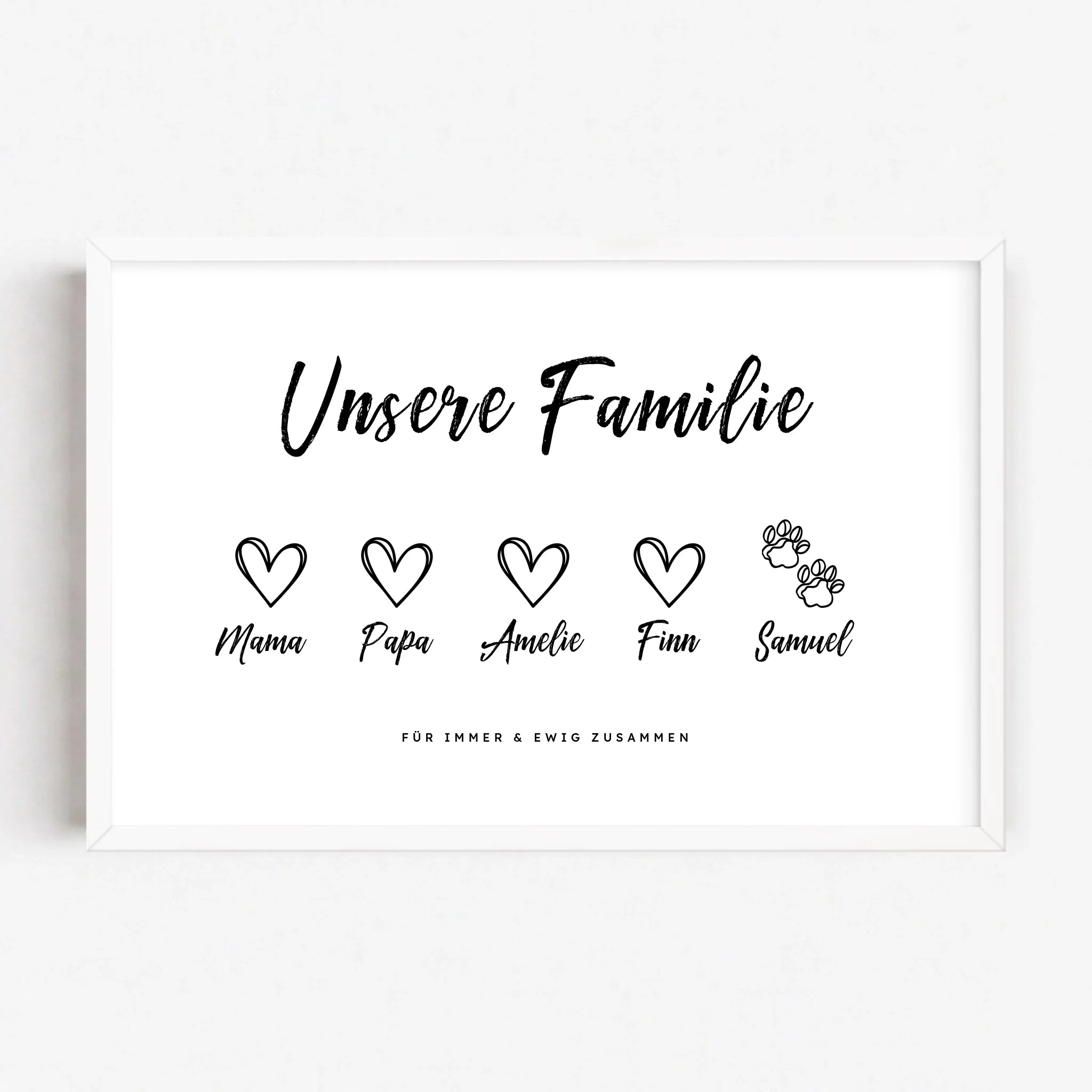 Live Mockup - Frame Poster - White - 60x40