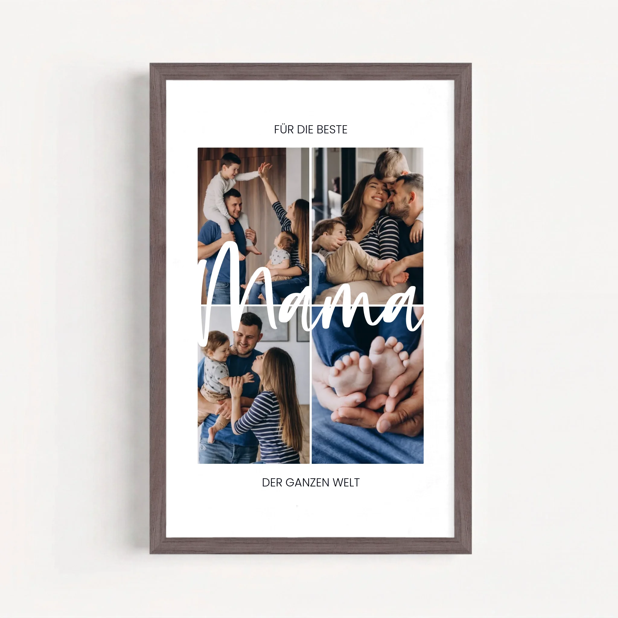 Live Mockup - Frame Poster - Wood - 20x30