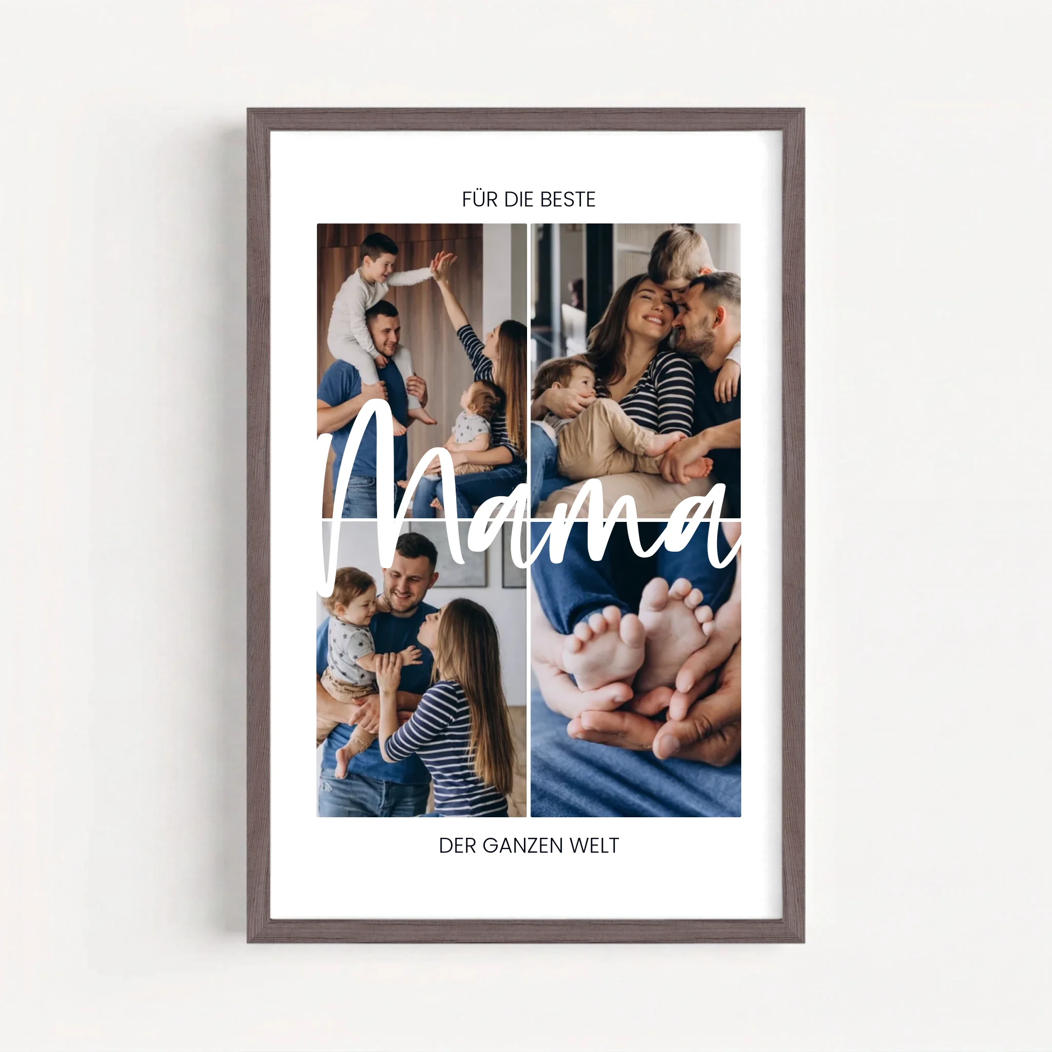 Live Mockup - Frame Poster - Wood - 40x60