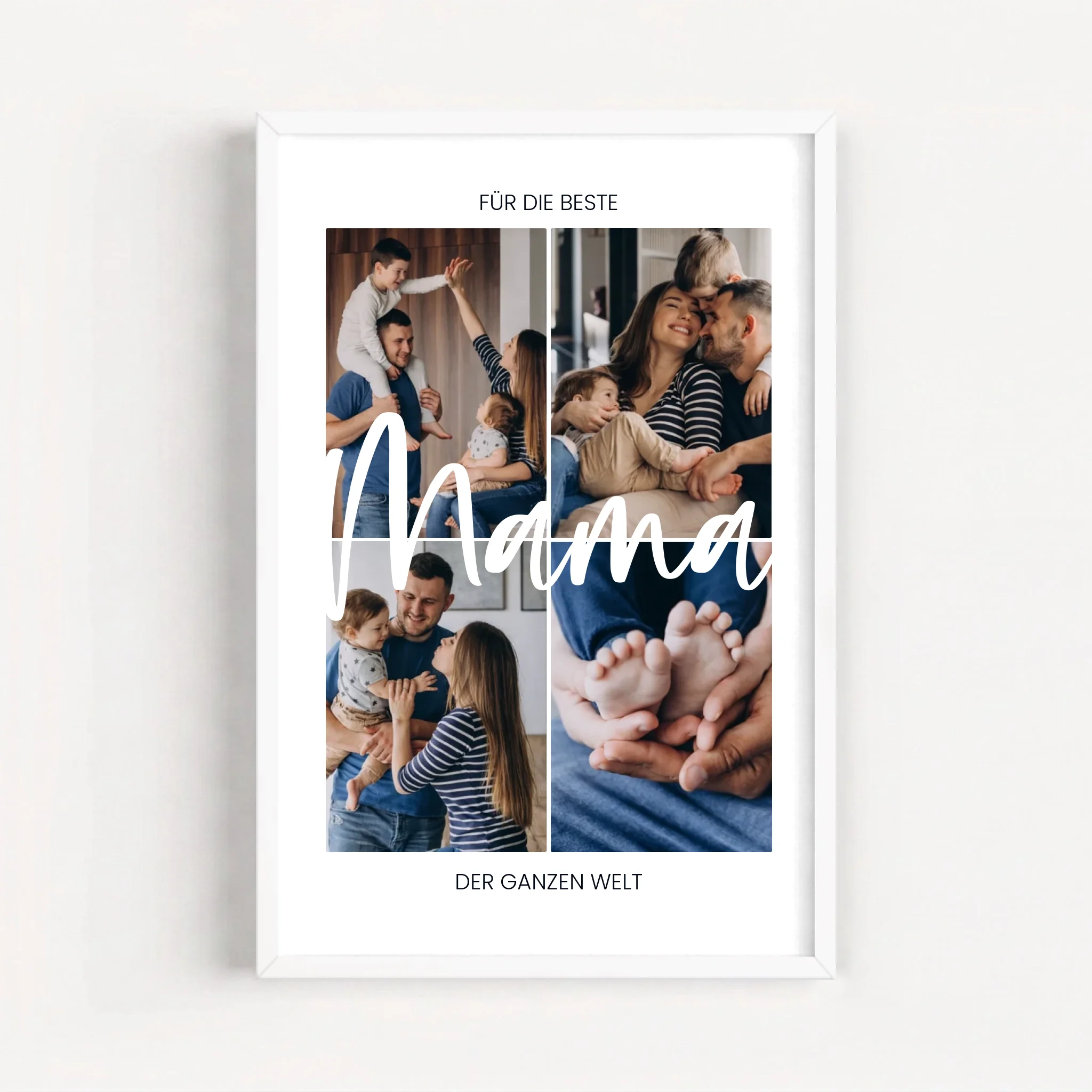 Live Mockup - Frame Poster - White - 50x75