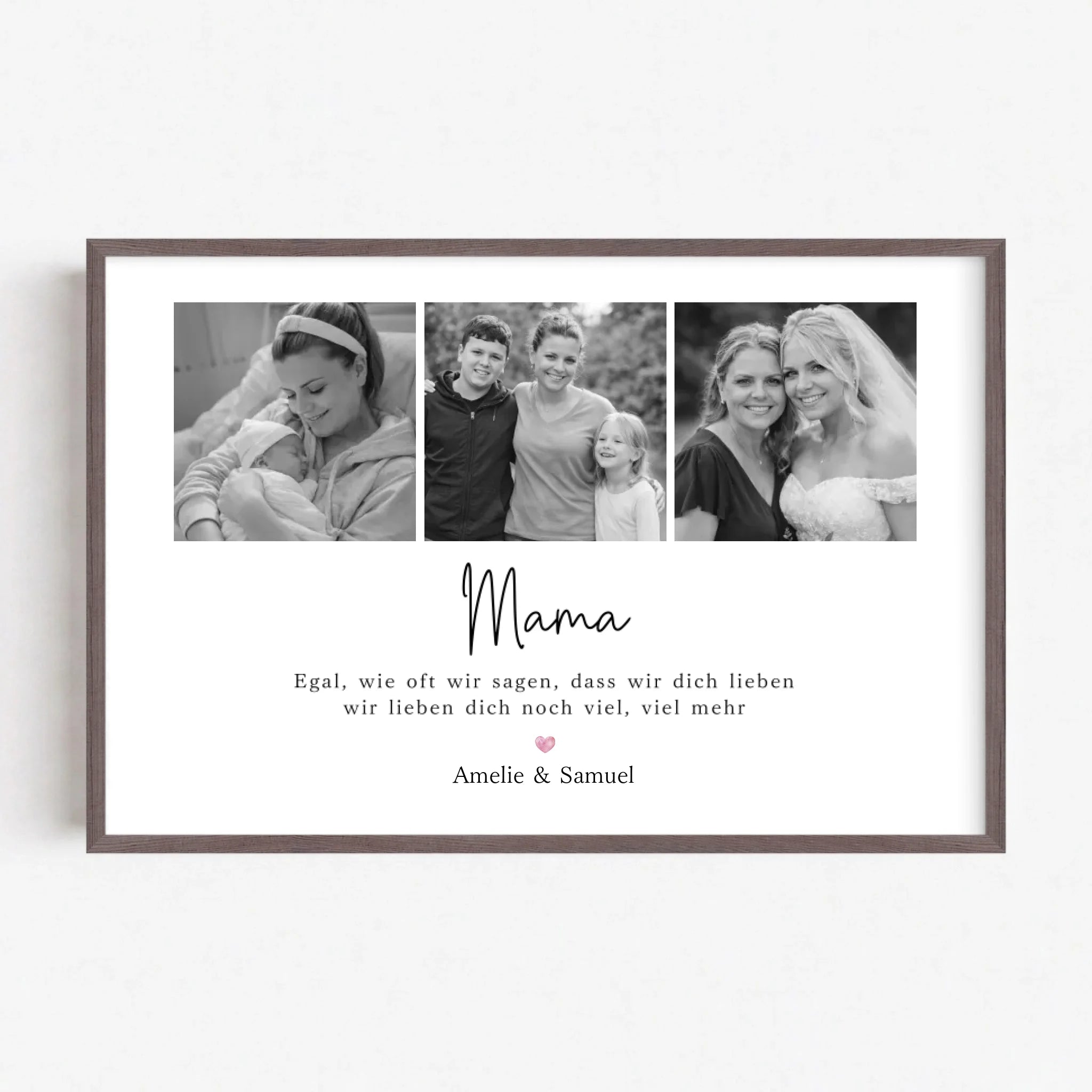Live Mockup - Frame Poster - Wood - 90x60