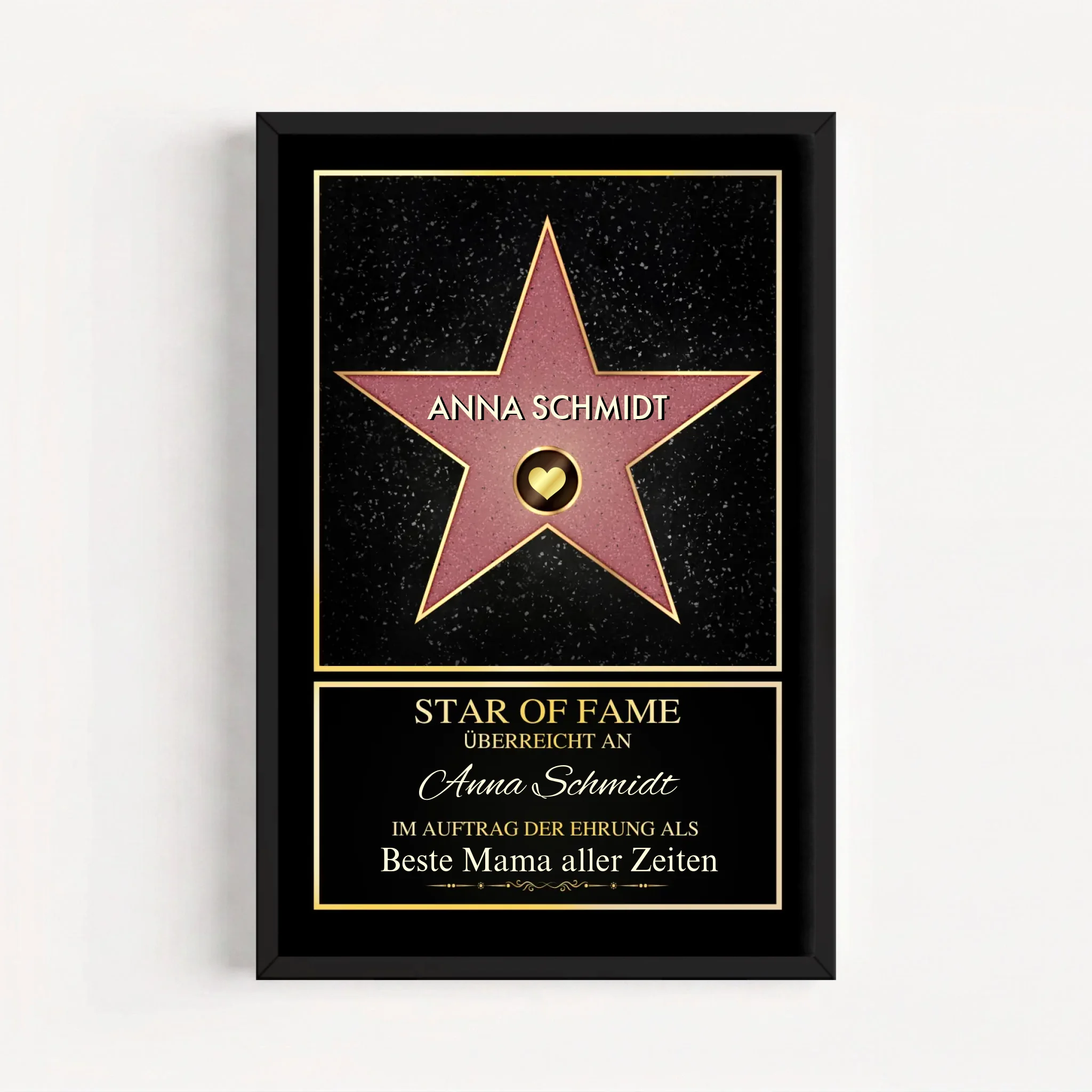 Live Mockup - Frame Poster - Black - 50x75