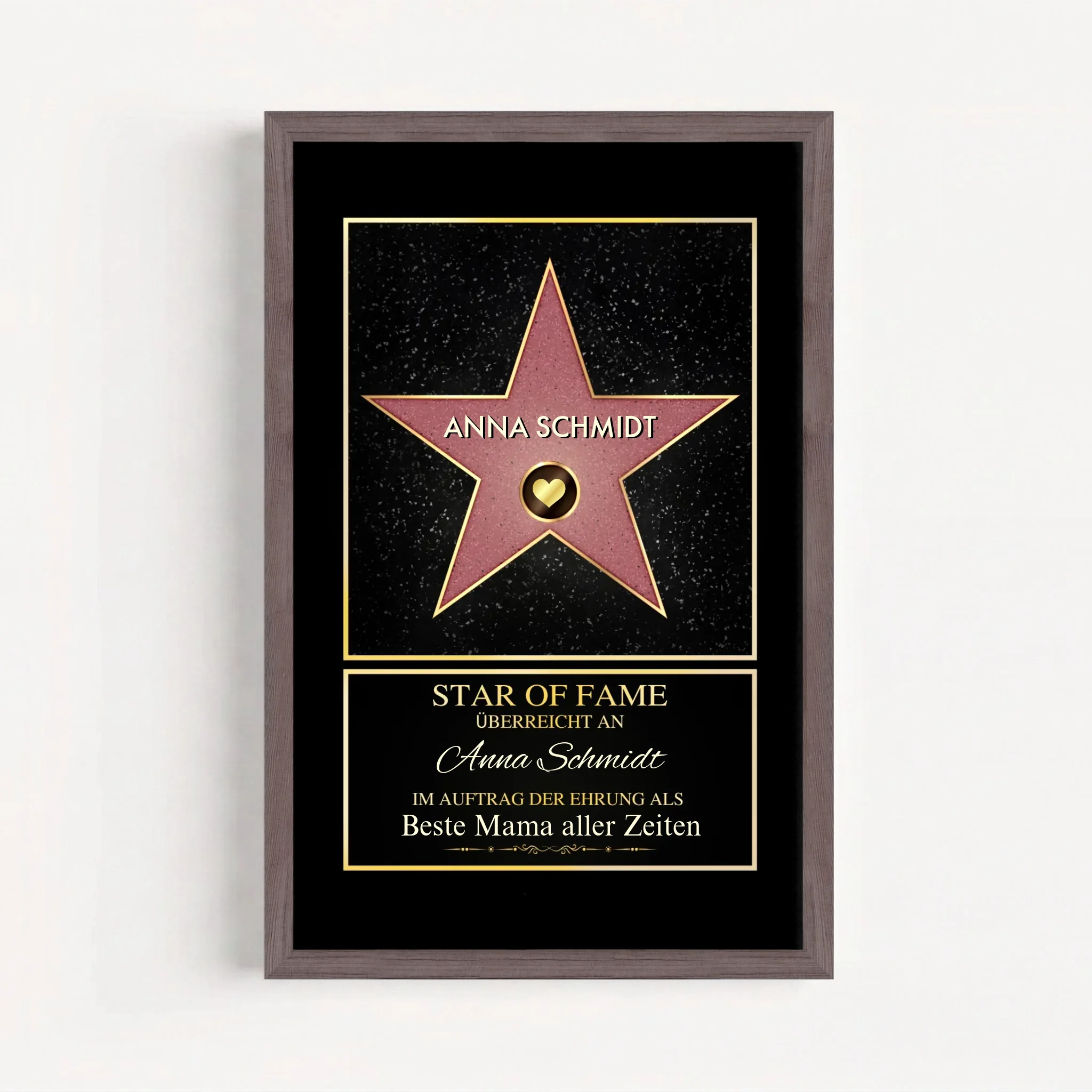 Live Mockup - Frame Poster - Wood - 20x30