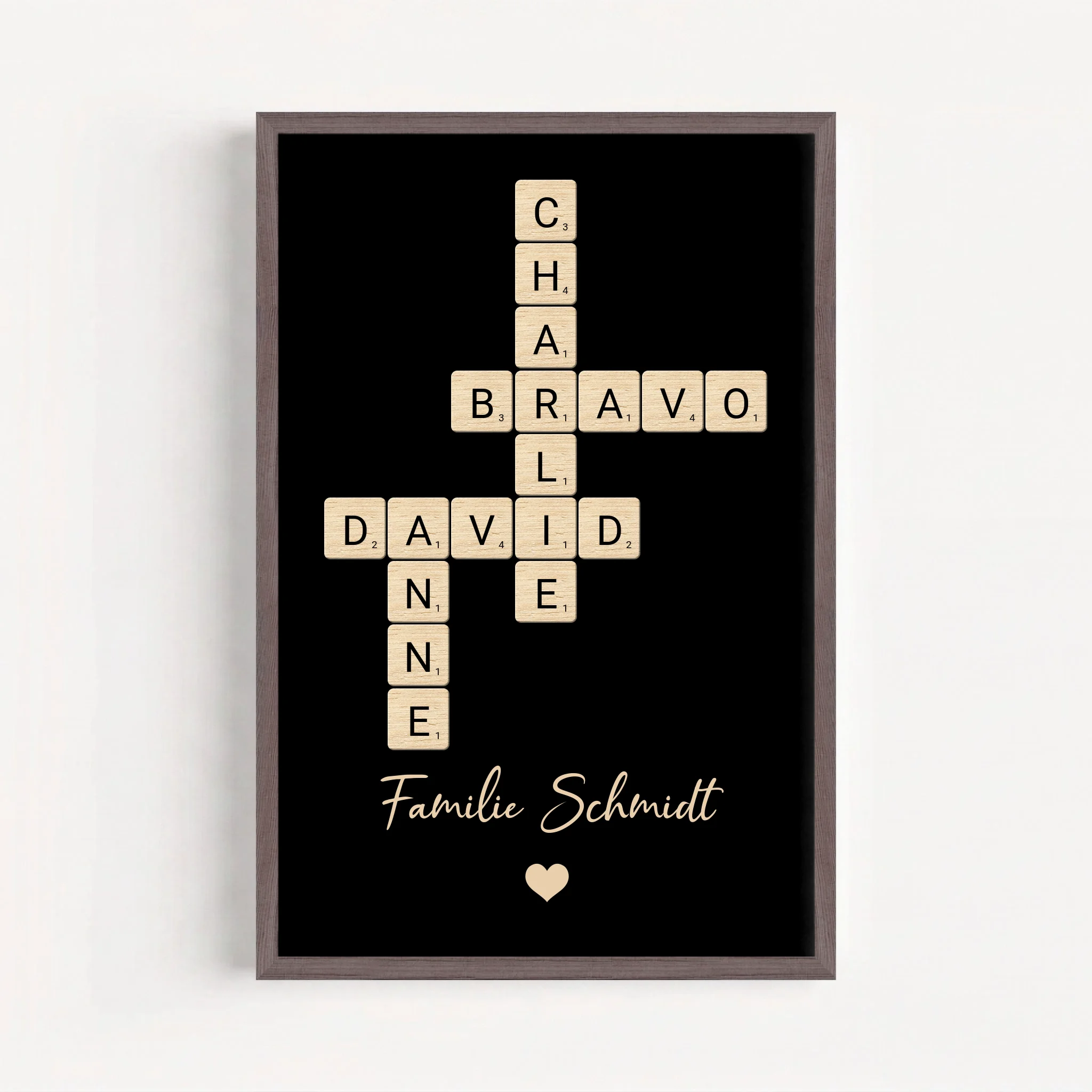 Live Mockup - Frame Poster - Wood - 50x75
