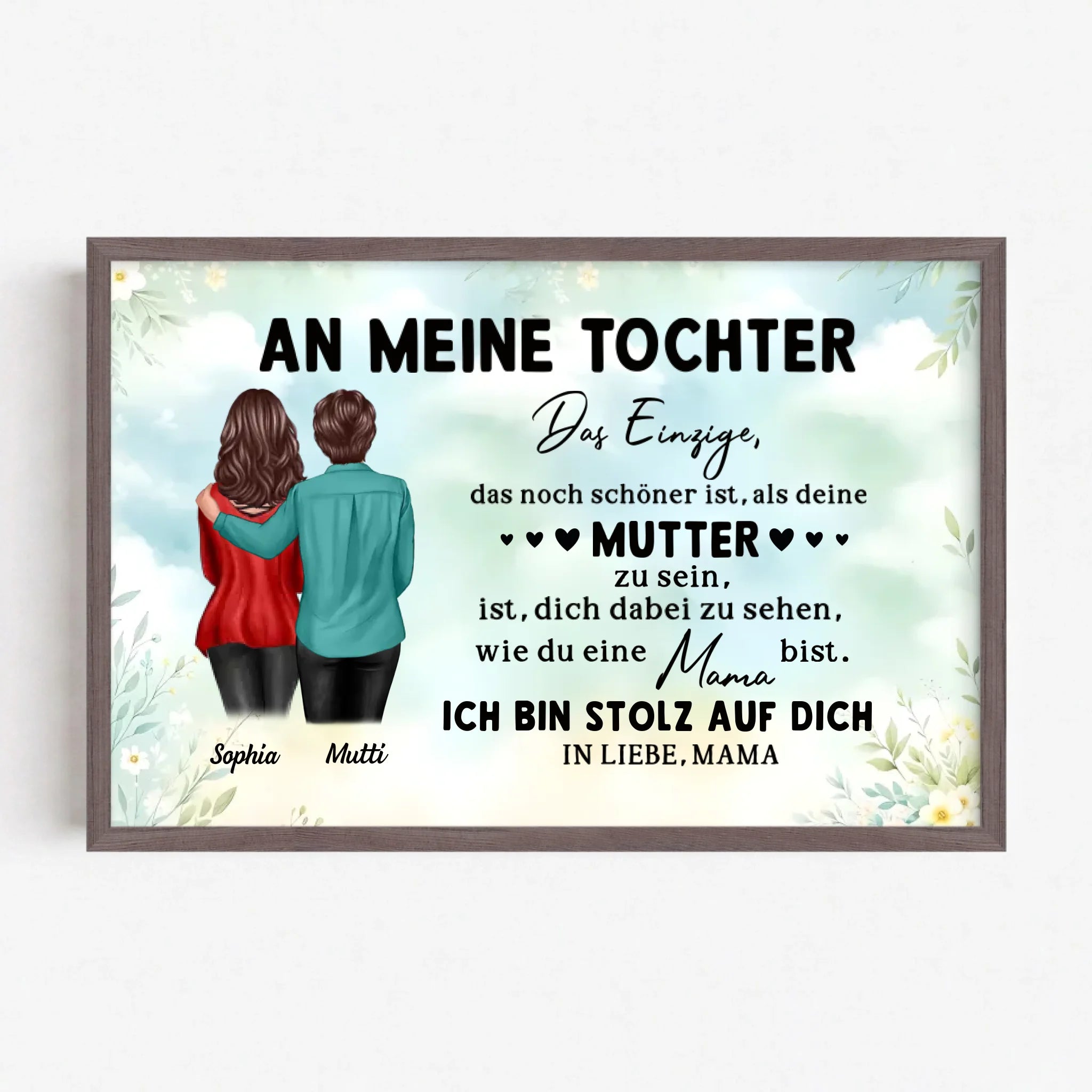 Live Mockup - Frame Poster - Wood - 60x40