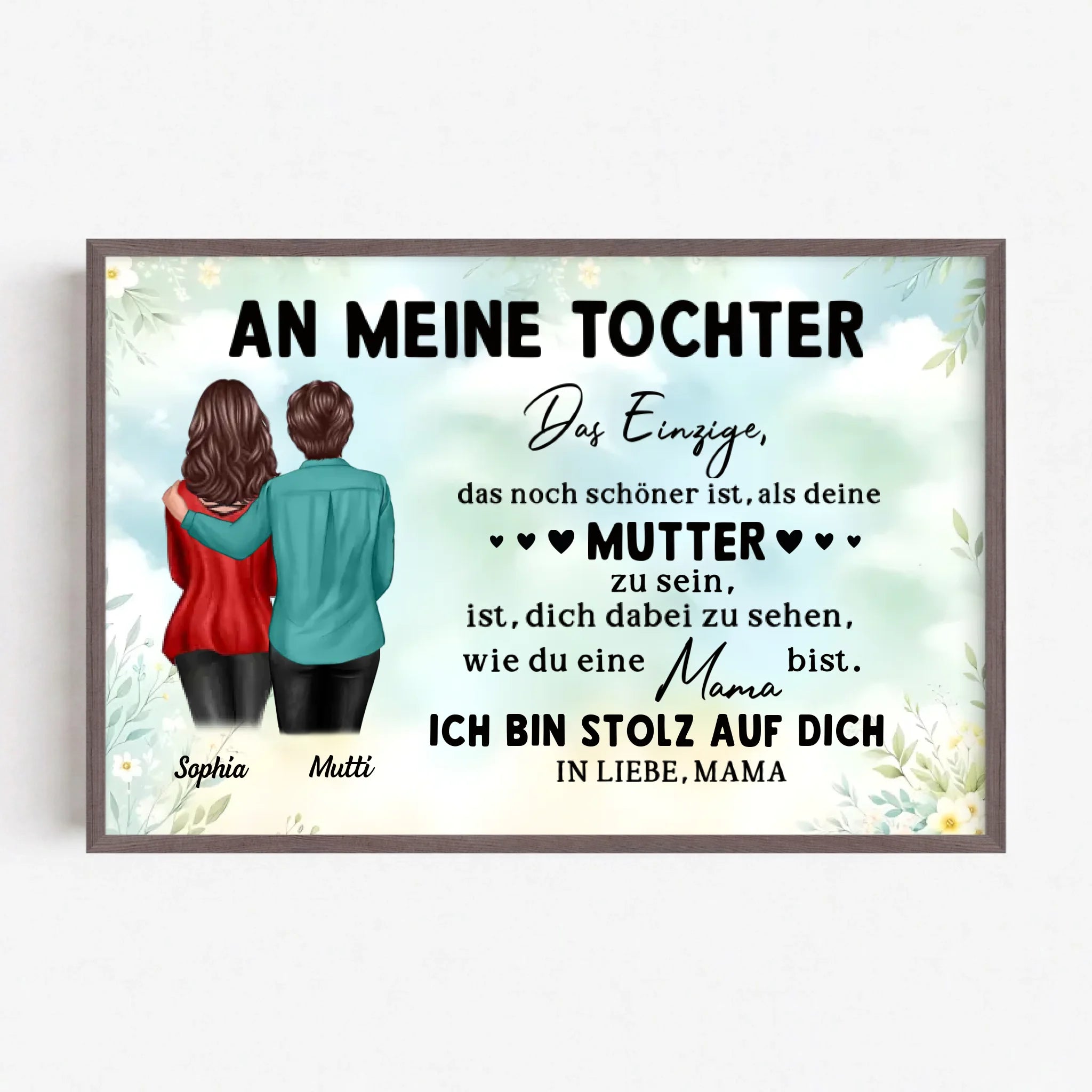 Live Mockup - Frame Poster - Wood - 90x60