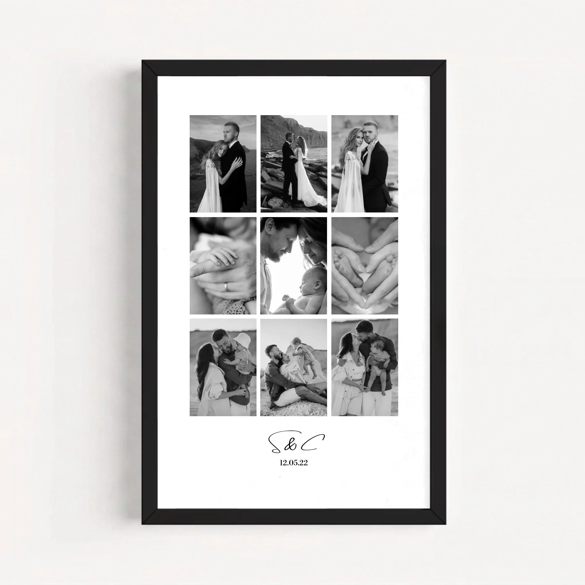 Live Mockup - Frame Poster - Black - 20x30