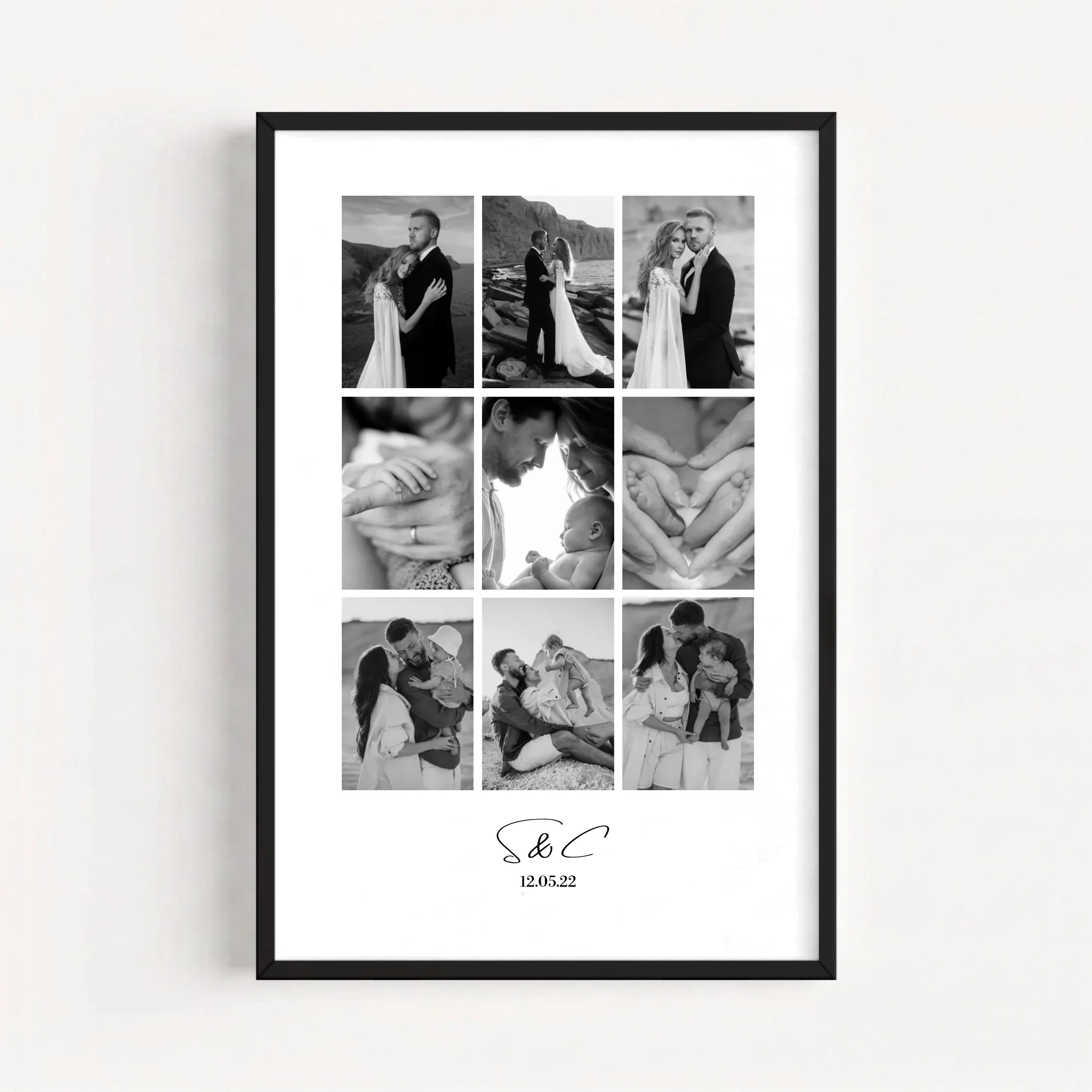 Live Mockup - Frame Poster - Black - 60x90