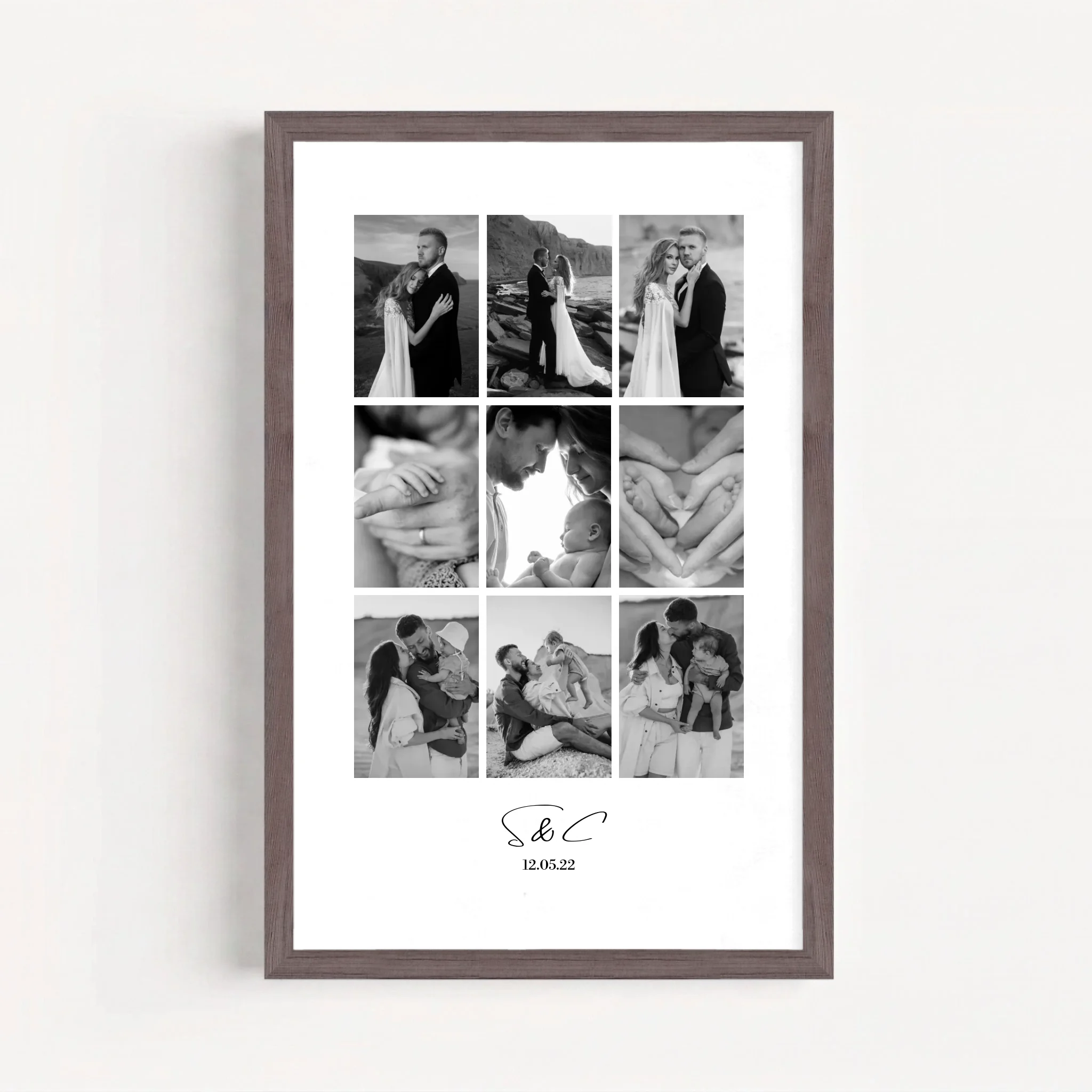 Live Mockup - Frame Poster - Wood - 20x30