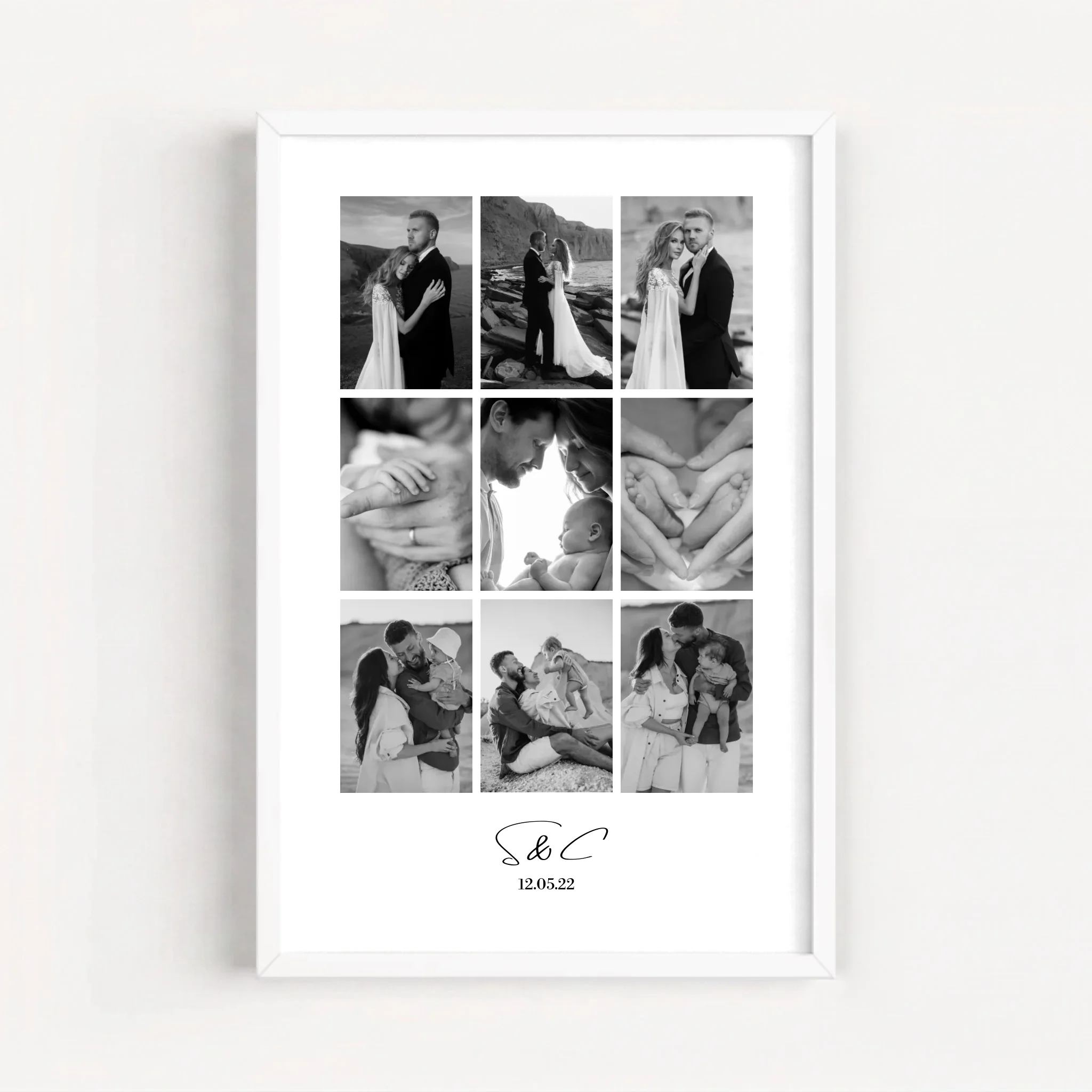 Live Mockup - Frame Poster - White - 40x60
