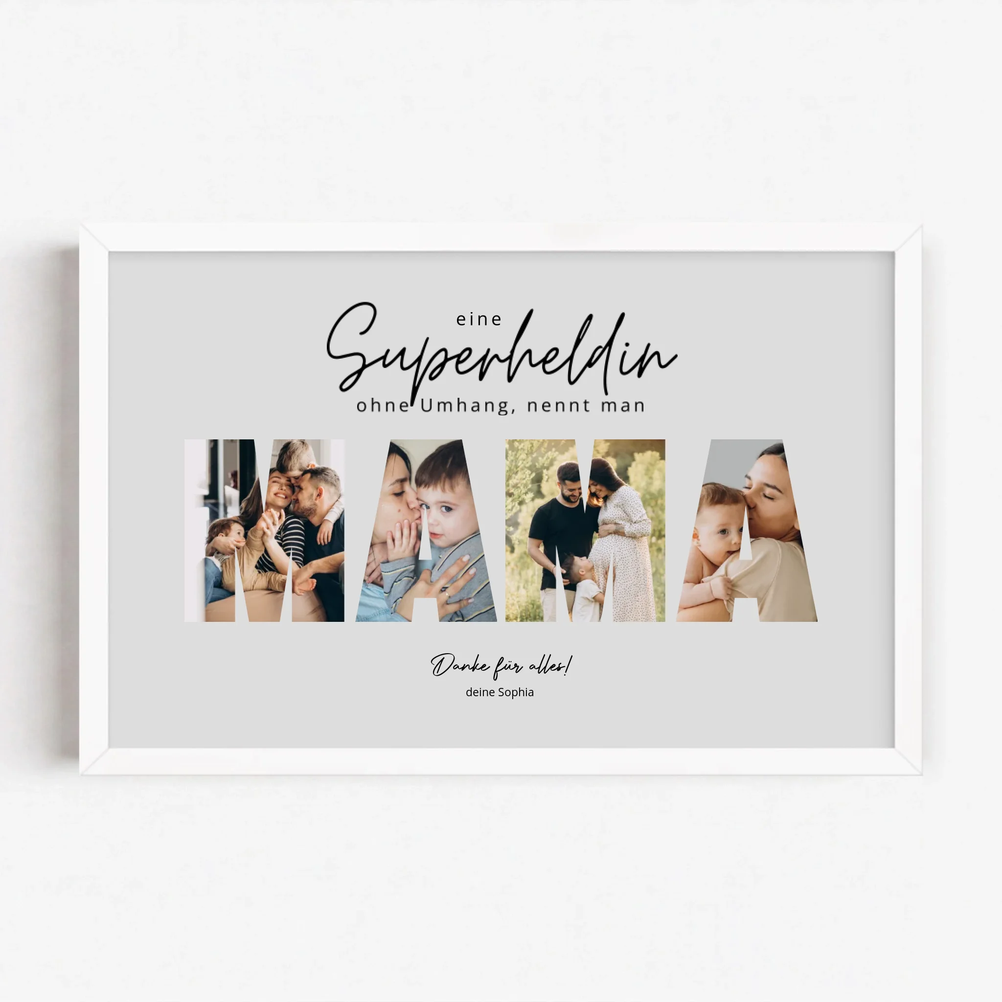 Live Mockup - Frame Poster - White - 30x20