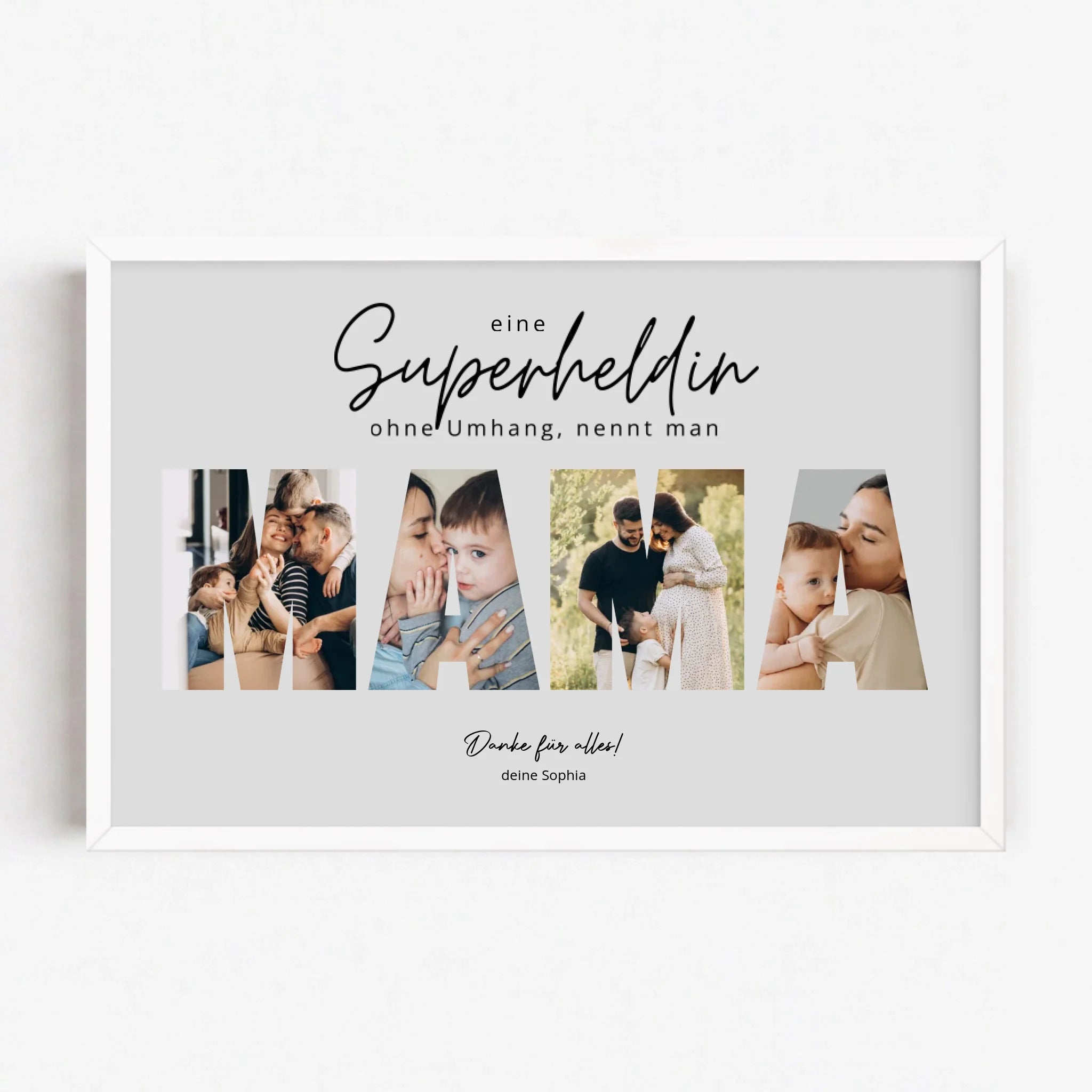 Live Mockup - Frame Poster - White - 60x40
