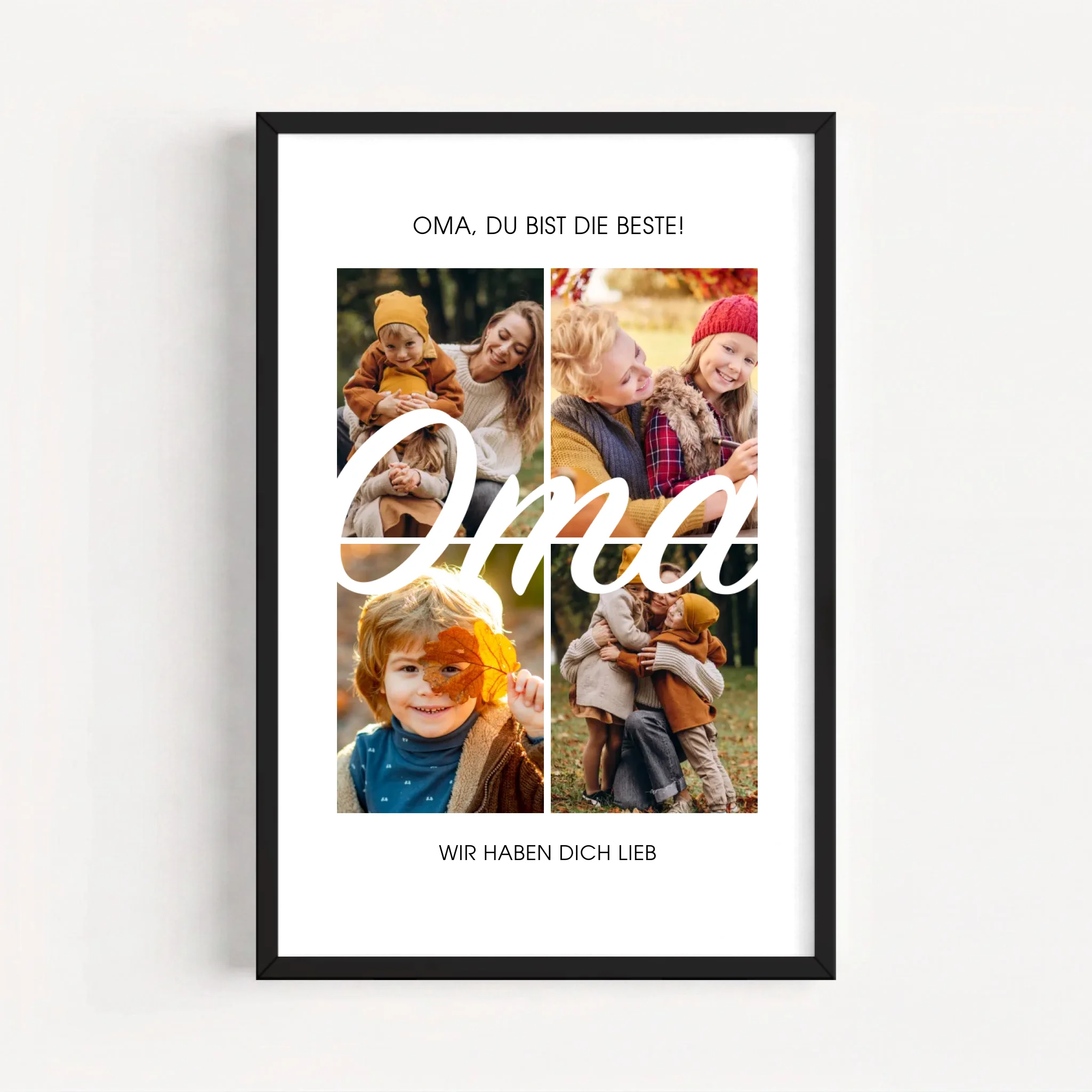 Live Mockup - Frame Poster - Black - 50x75