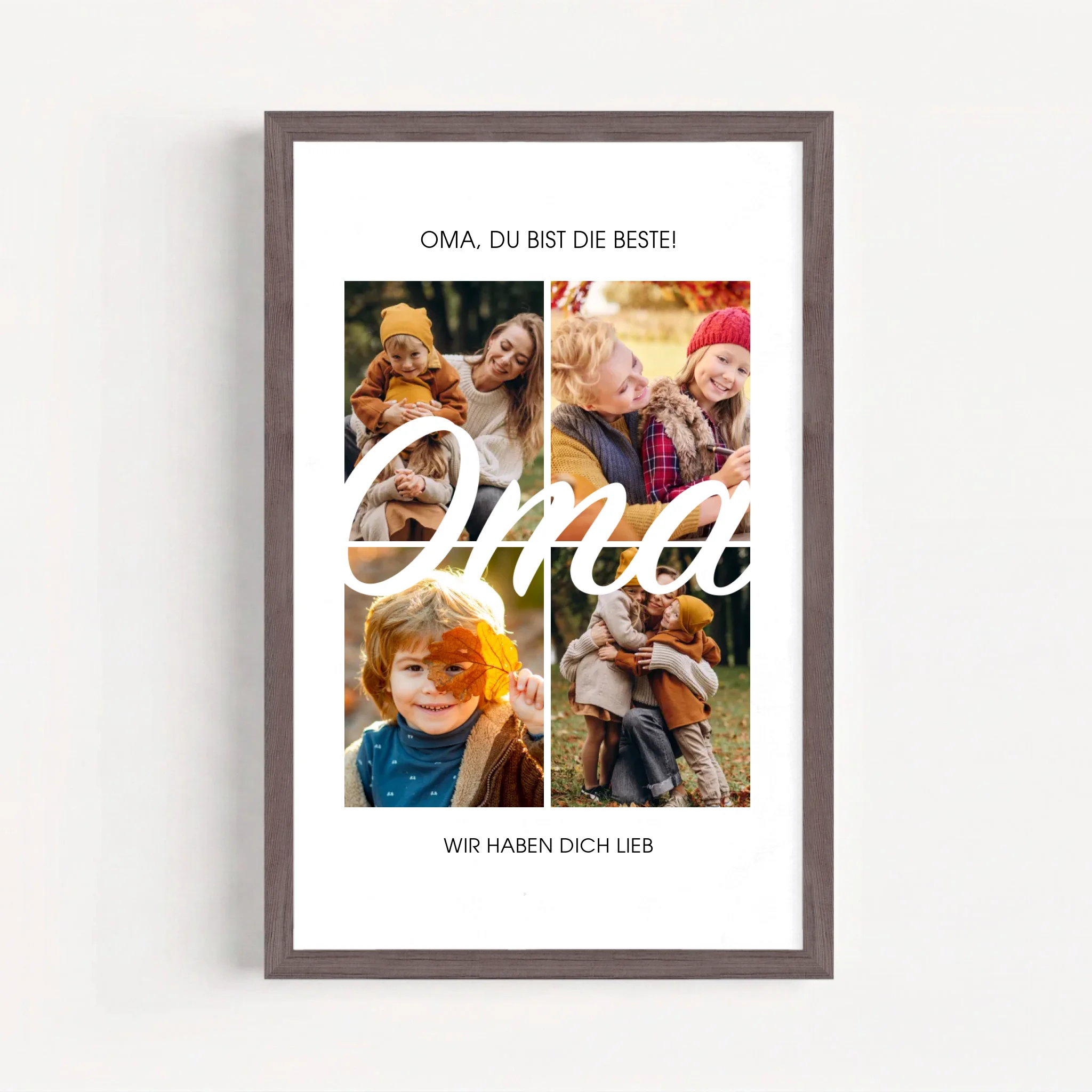 Live Mockup - Frame Poster - Wood - 20x30