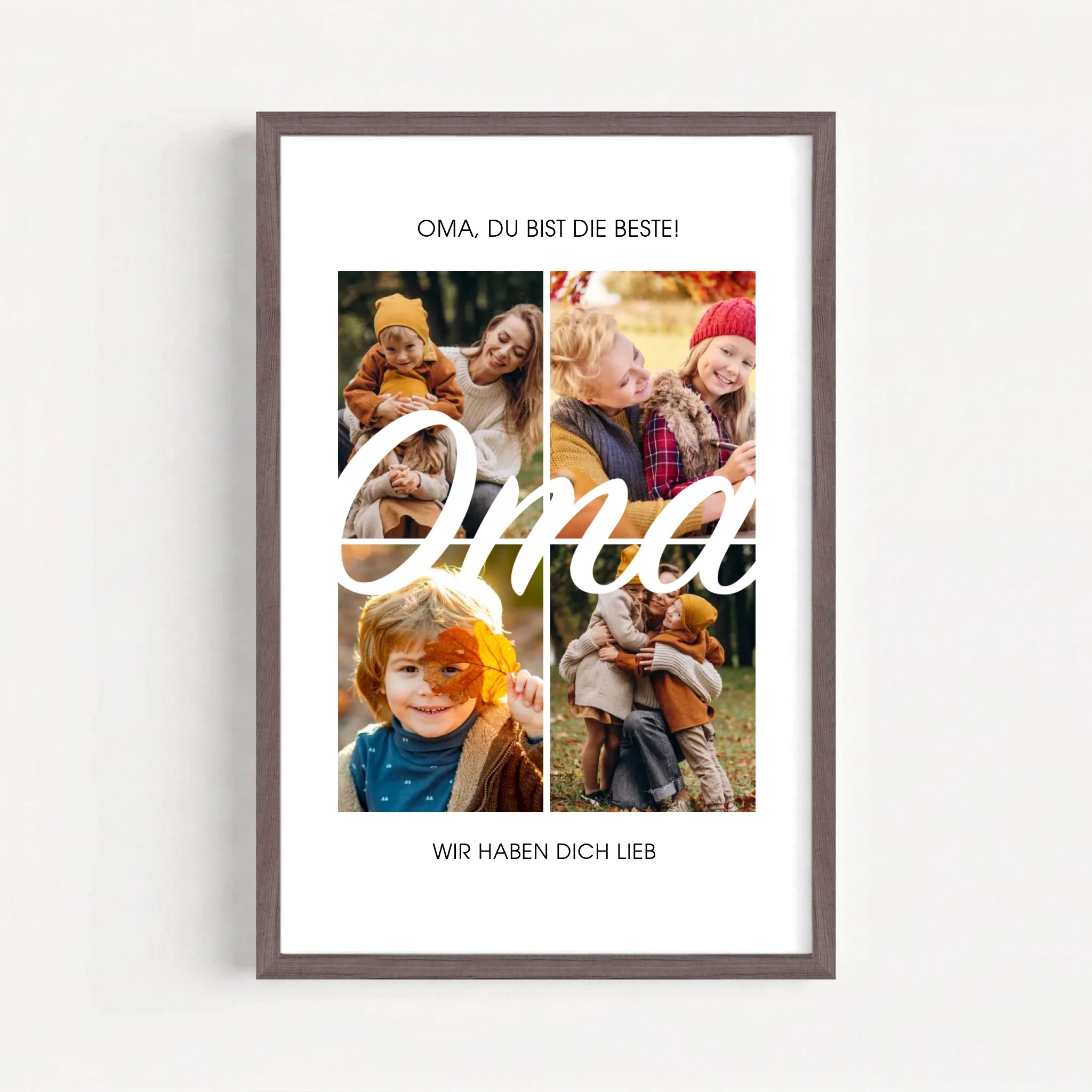 Live Mockup - Frame Poster - Wood - 40x60