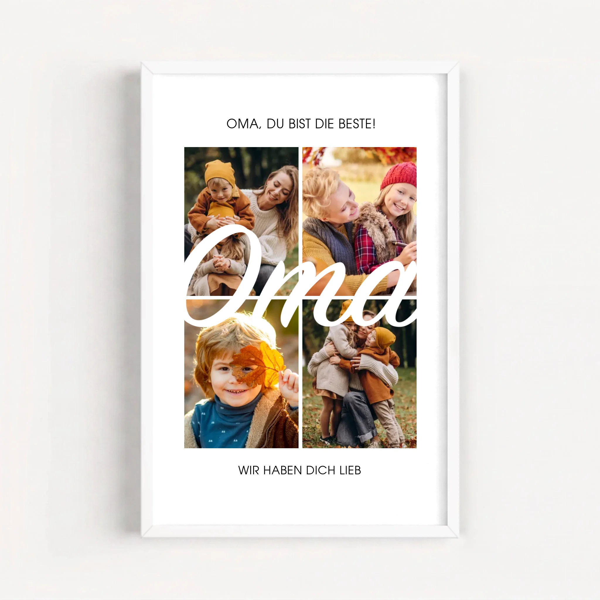 Live Mockup - Frame Poster - White - 50x75