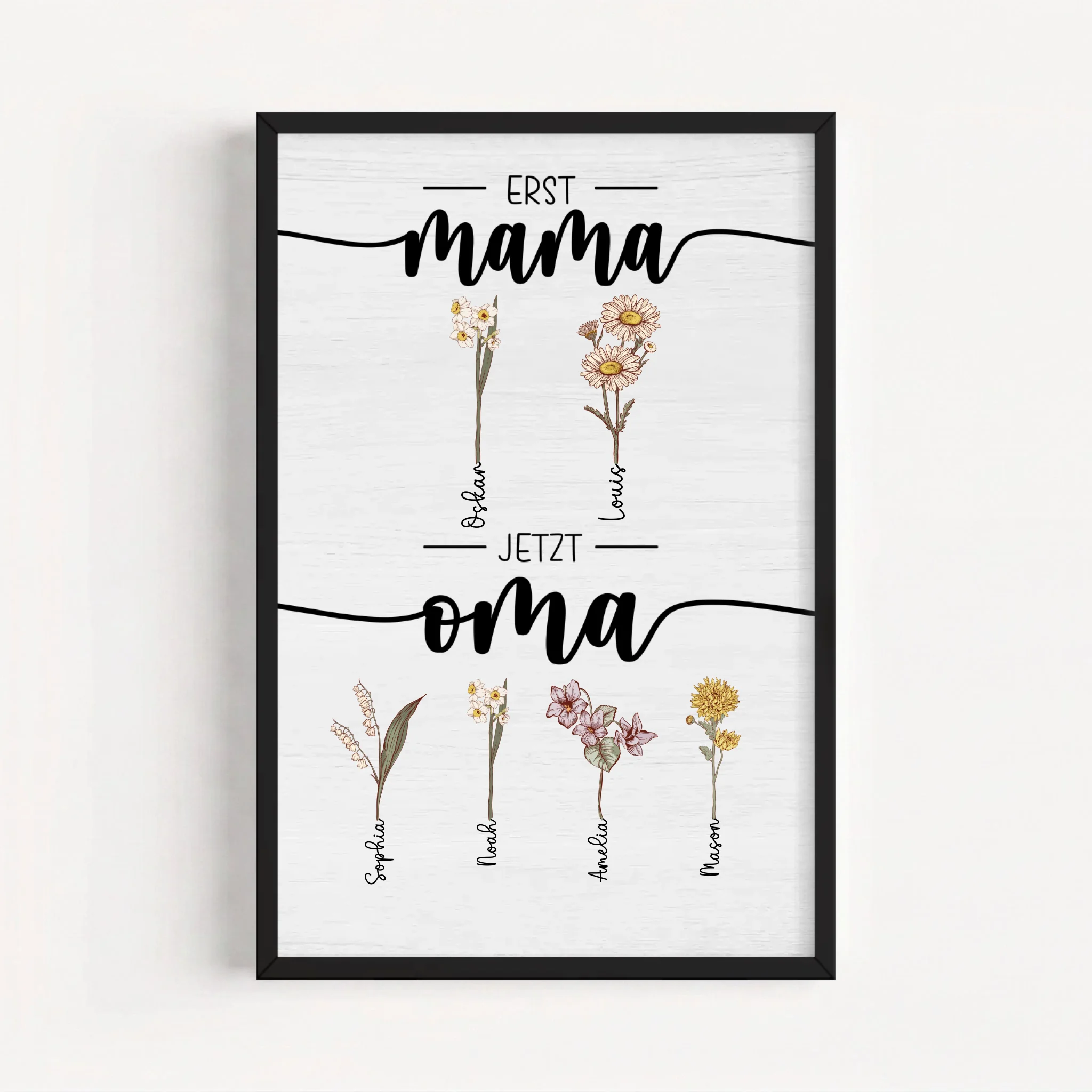 Live Mockup - Frame Poster - Black - 50x75