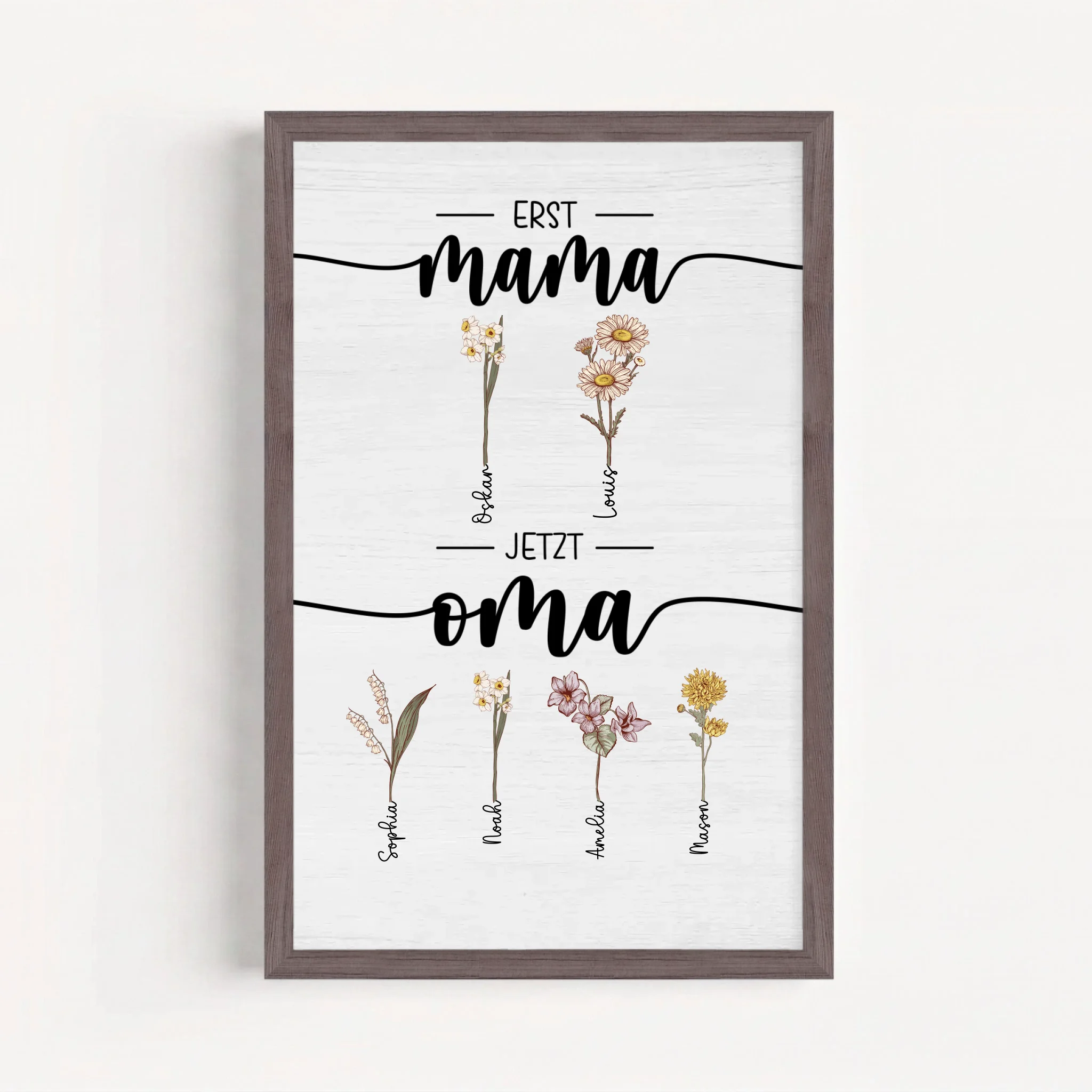 Live Mockup - Frame Poster - Wood - 20x30