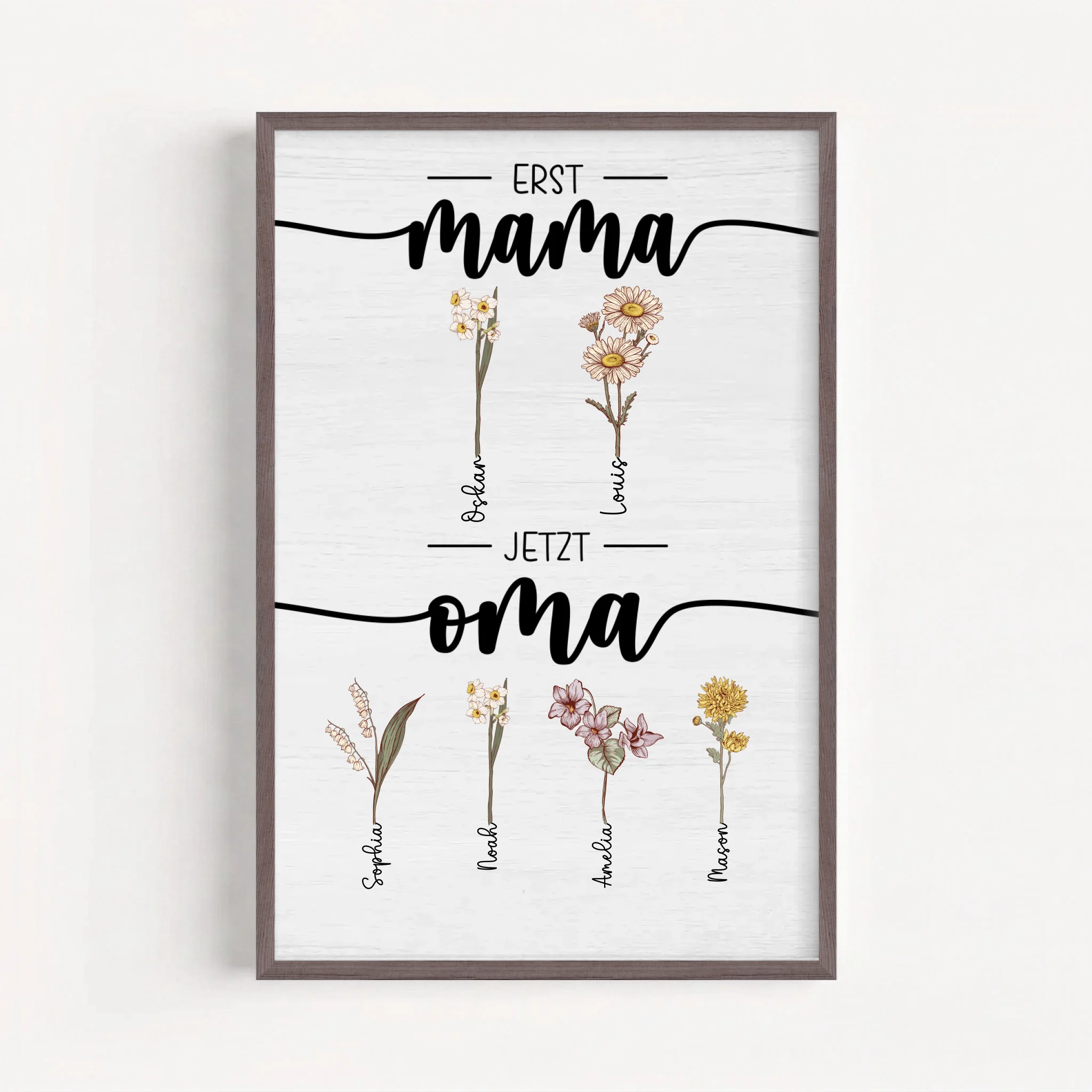 Live Mockup - Frame Poster - Wood - 60x90