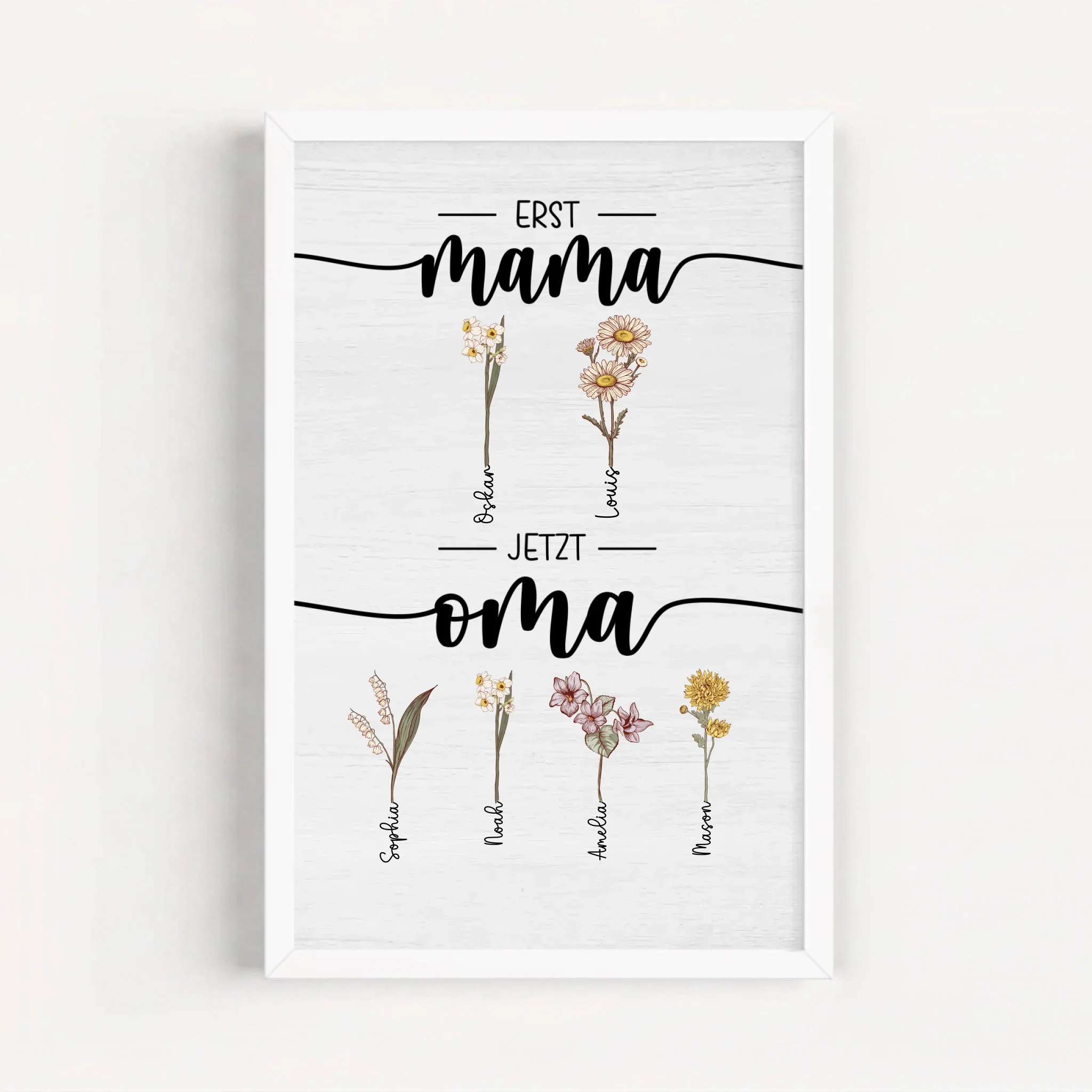 Live Mockup - Frame Poster - White - 20x30