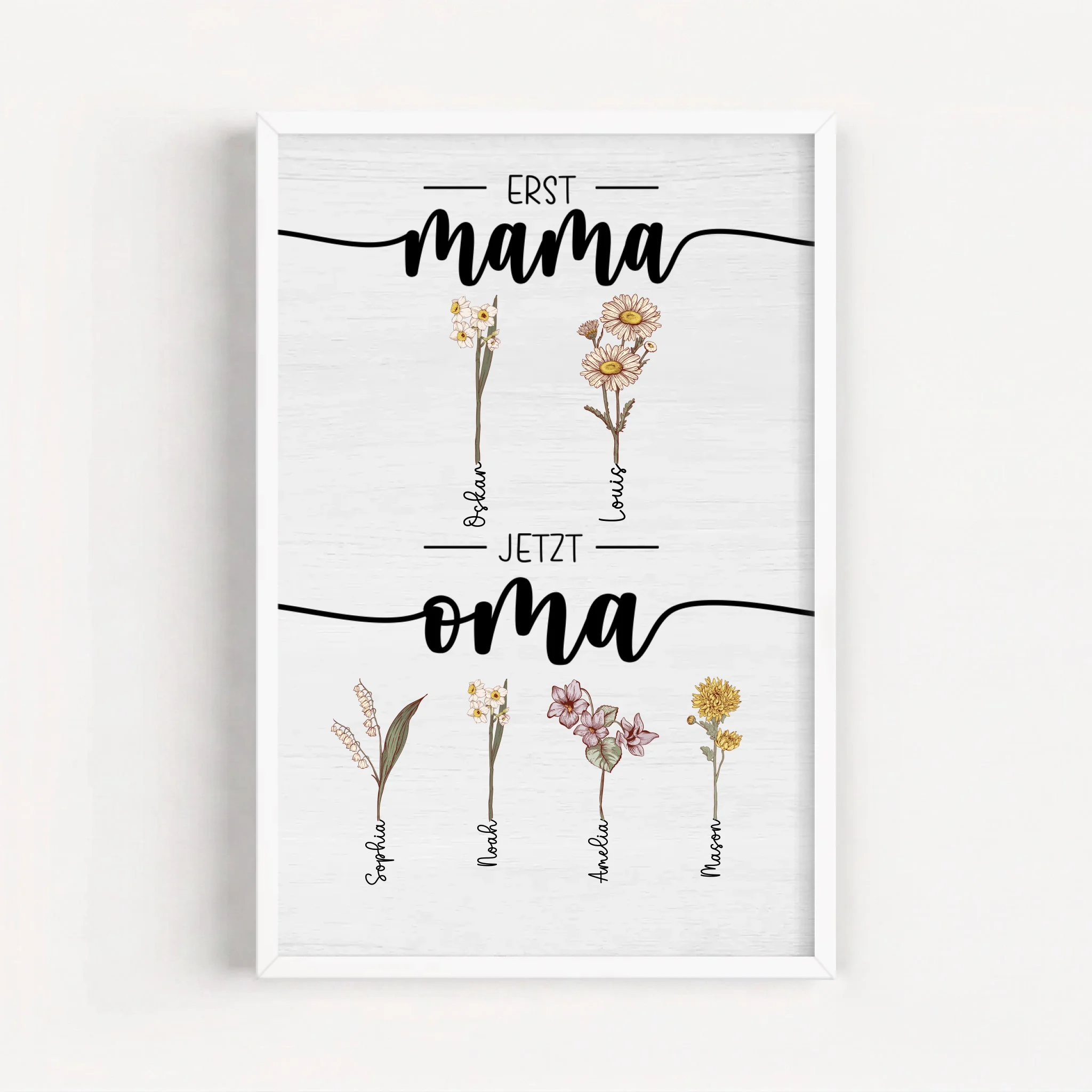 Live Mockup - Frame Poster - White - 50x75