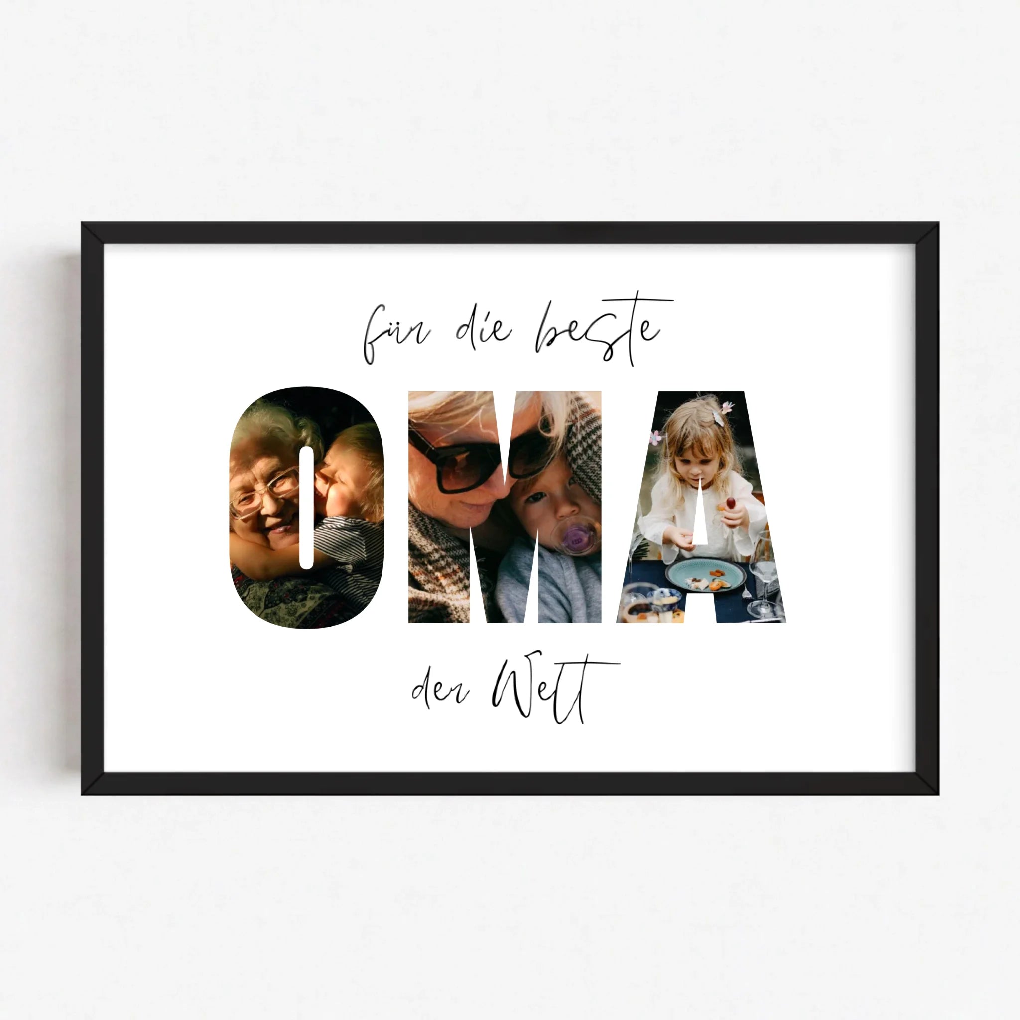 Live Mockup - Frame Poster - Black - 60x40