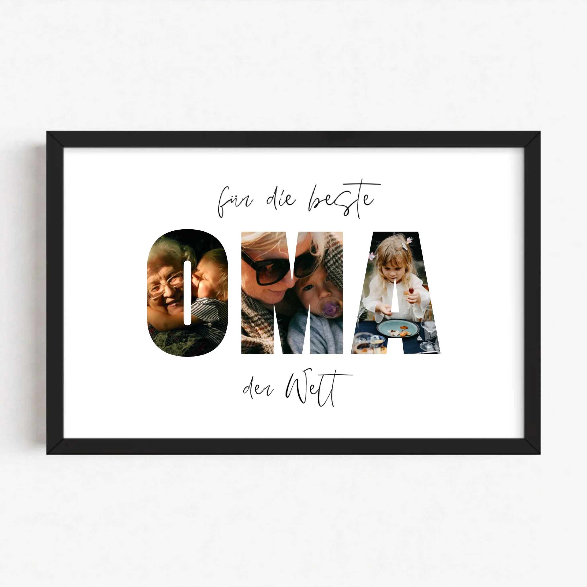 Live Mockup - Frame Poster - Black - 30x20