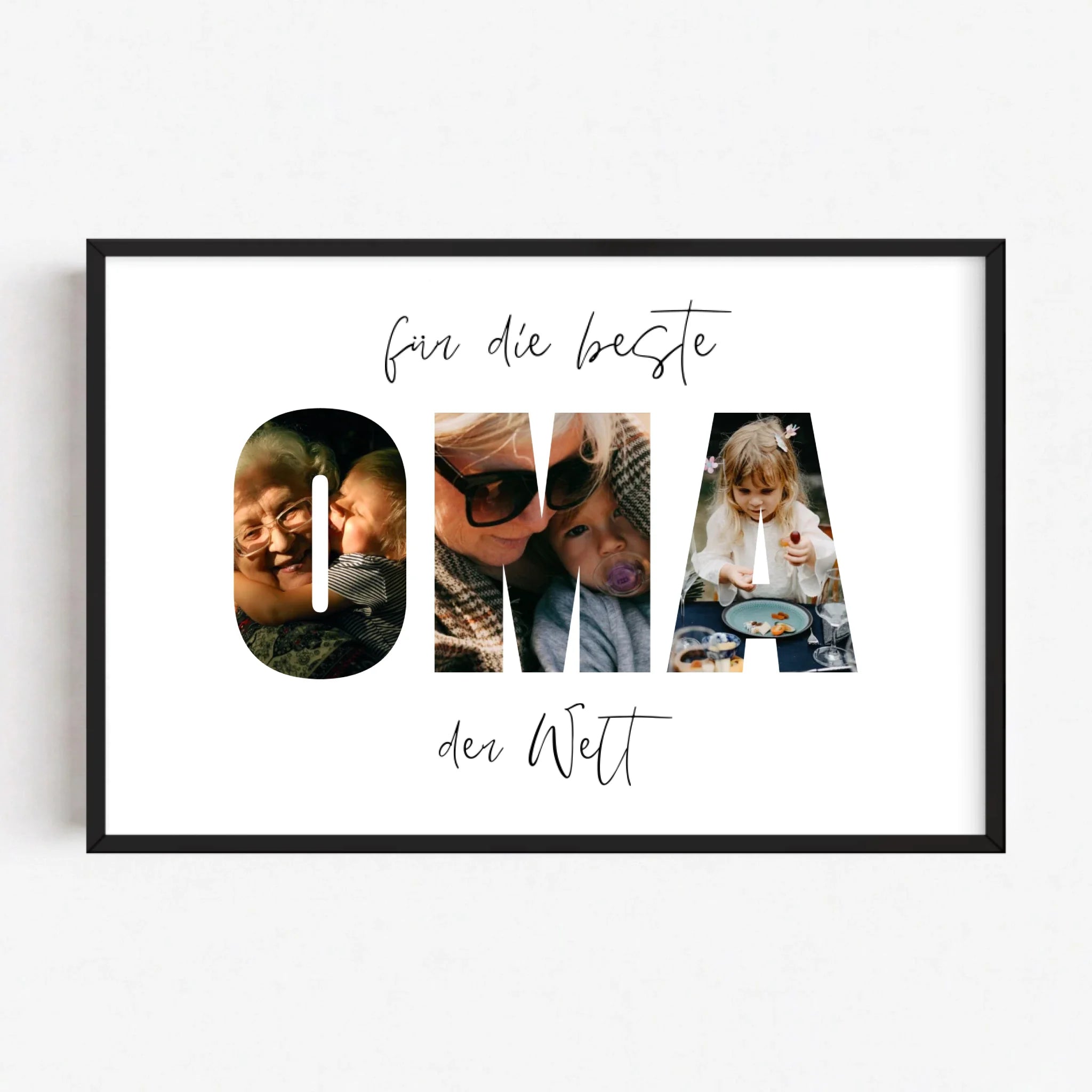 Live Mockup - Frame Poster - Black - 90x60