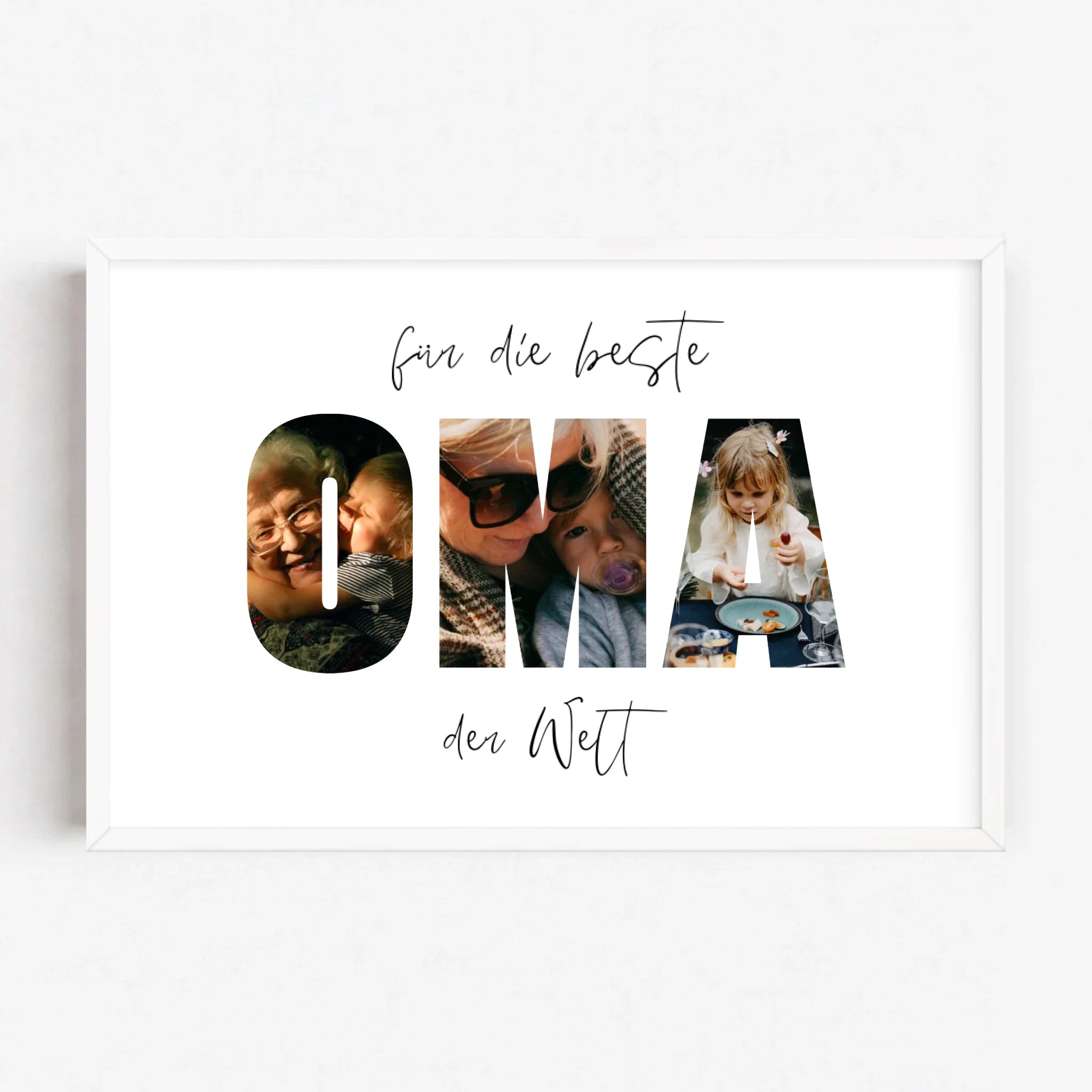 Live Mockup - Frame Poster - White - 75x50