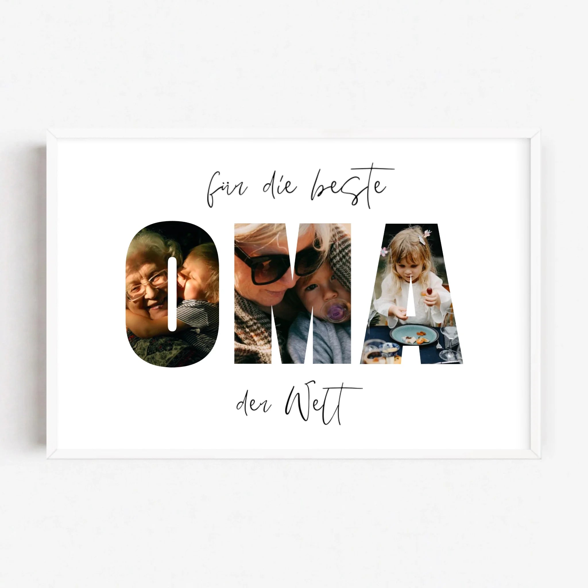 Live Mockup - Frame Poster - White - 90x60