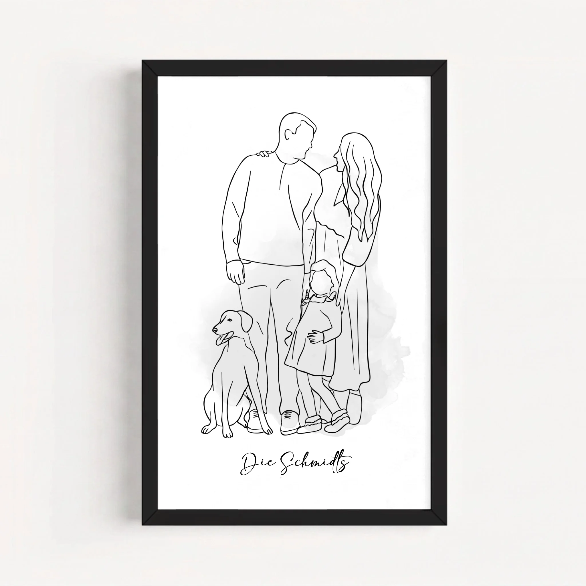 Live Mockup - Frame Poster - Black - 20x30