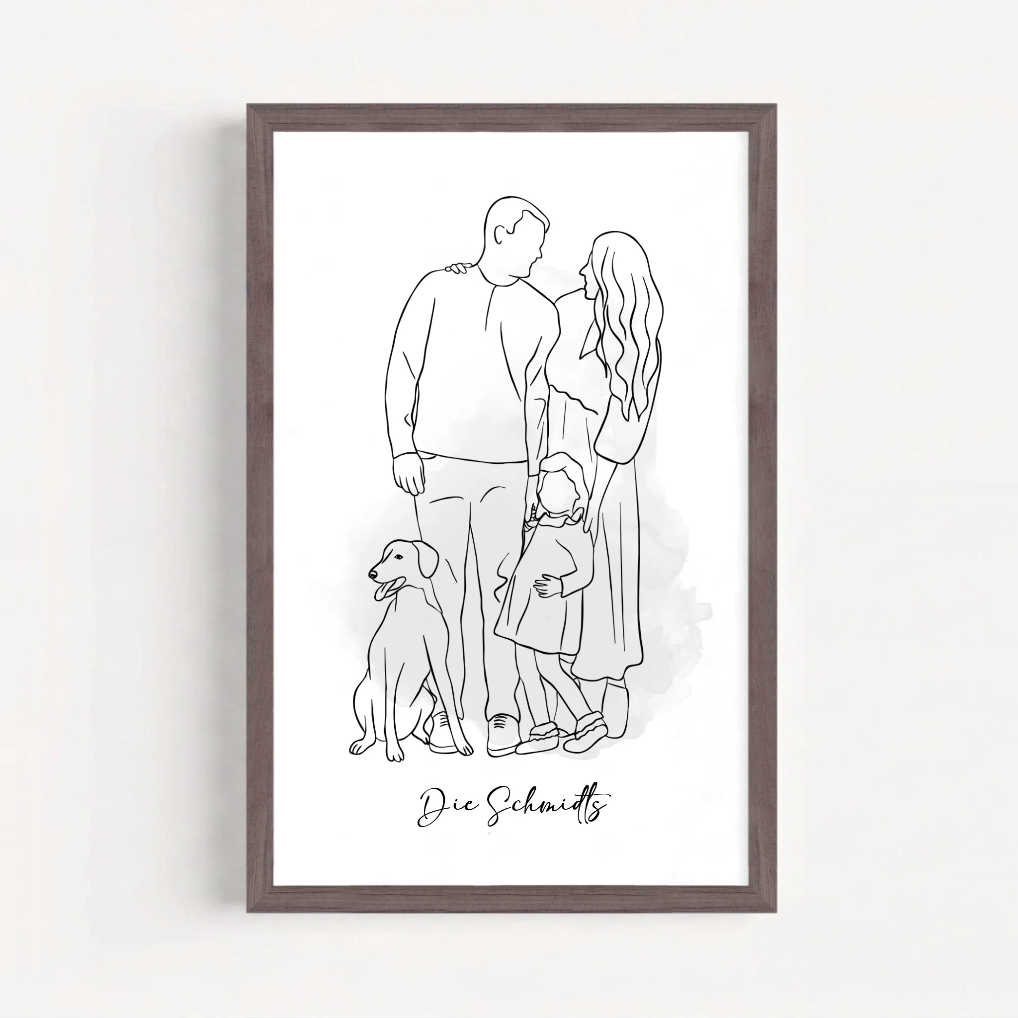 Live Mockup - Frame Poster - Wood - 20x30