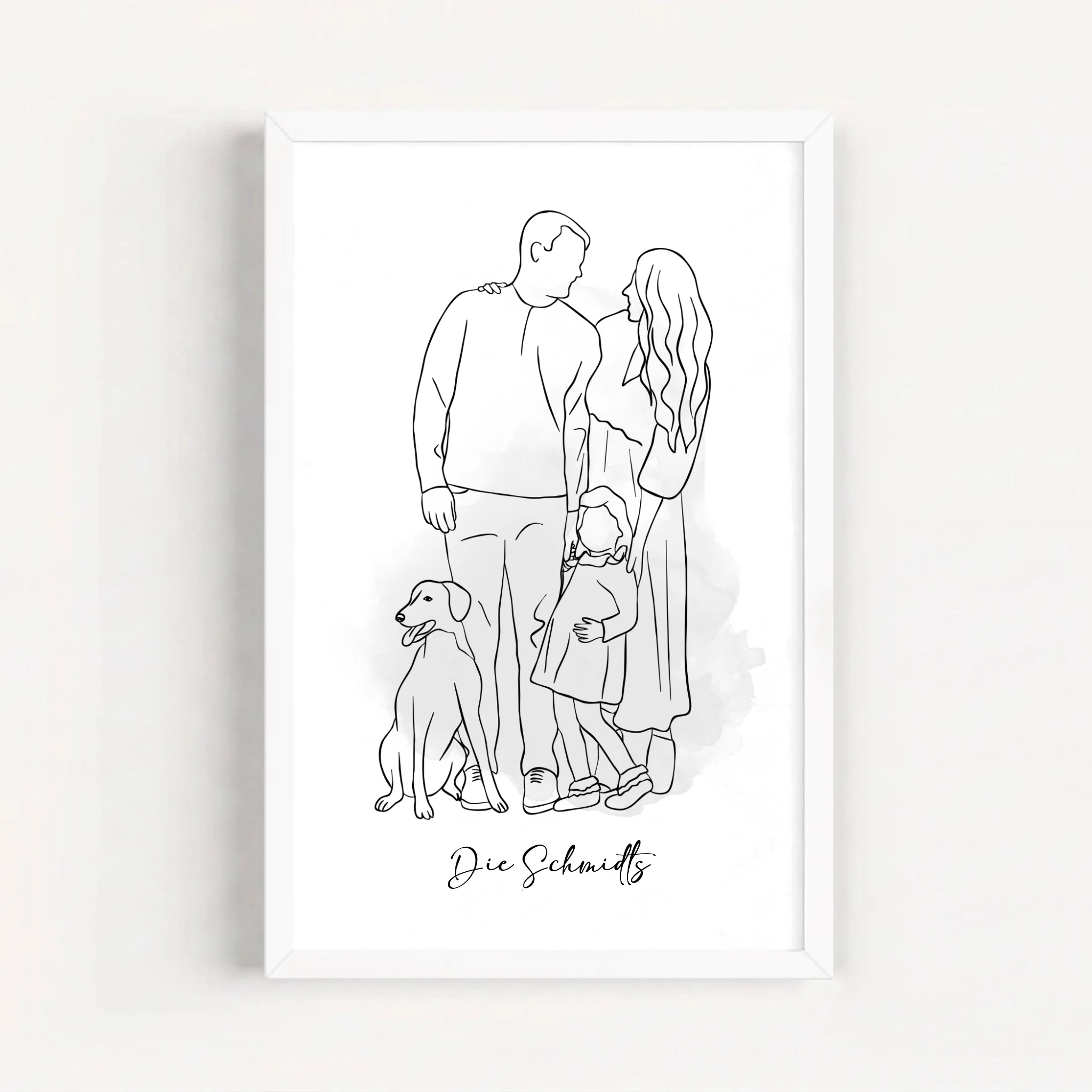 Live Mockup - Frame Poster - White - 20x30