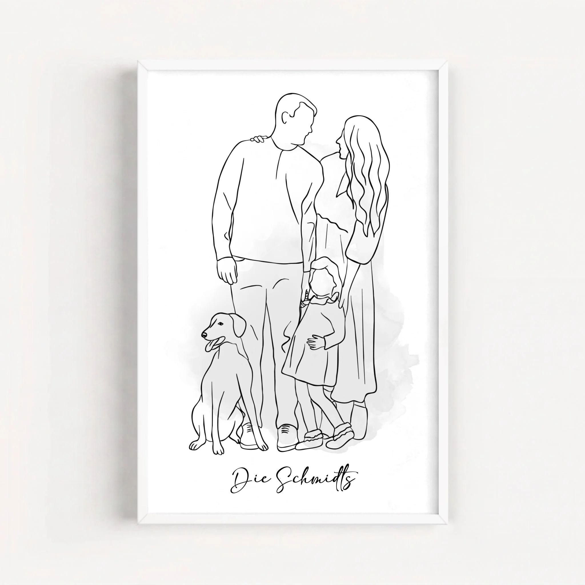Live Mockup - Frame Poster - White - 60x90