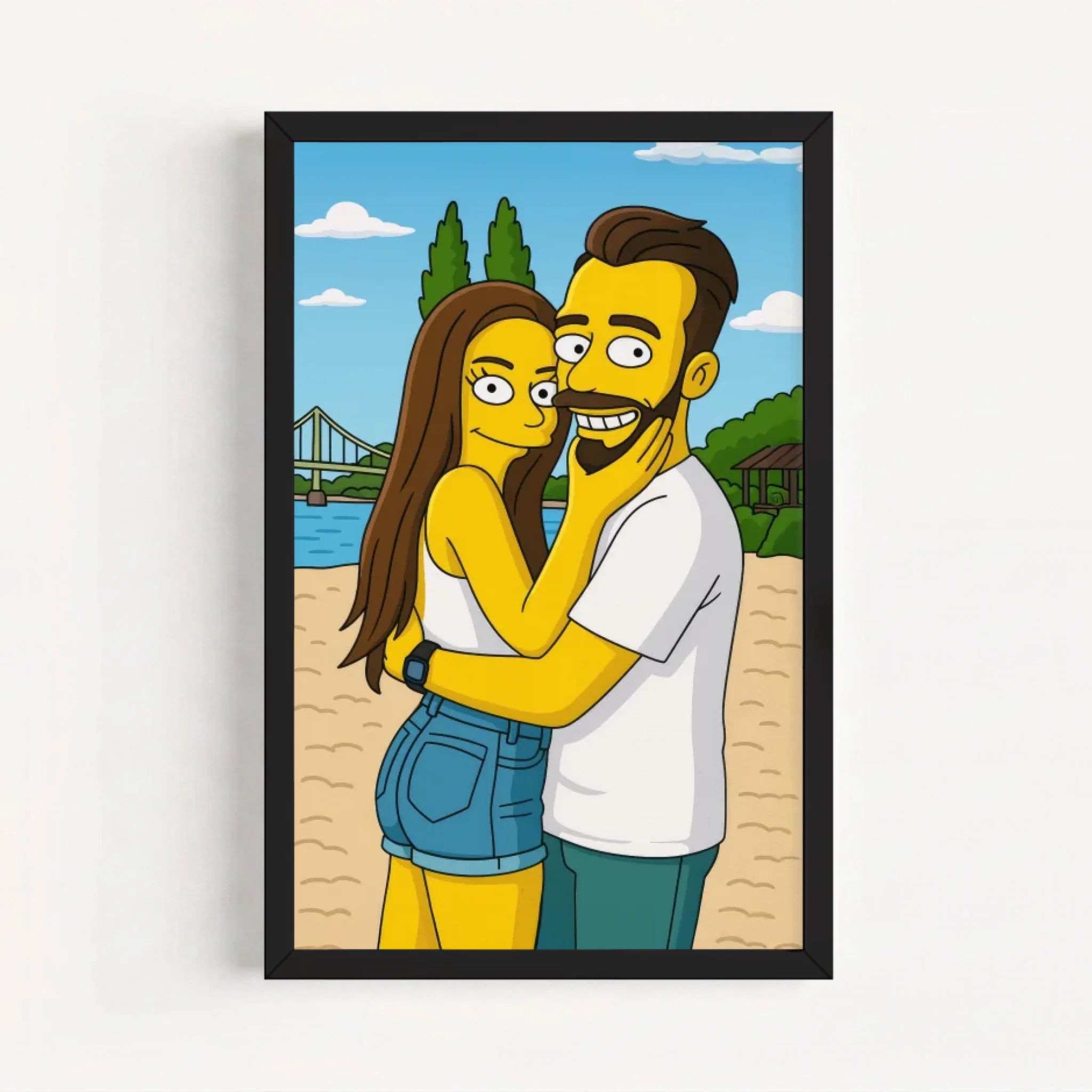 Live Mockup - Frame Poster - Black - 20x30