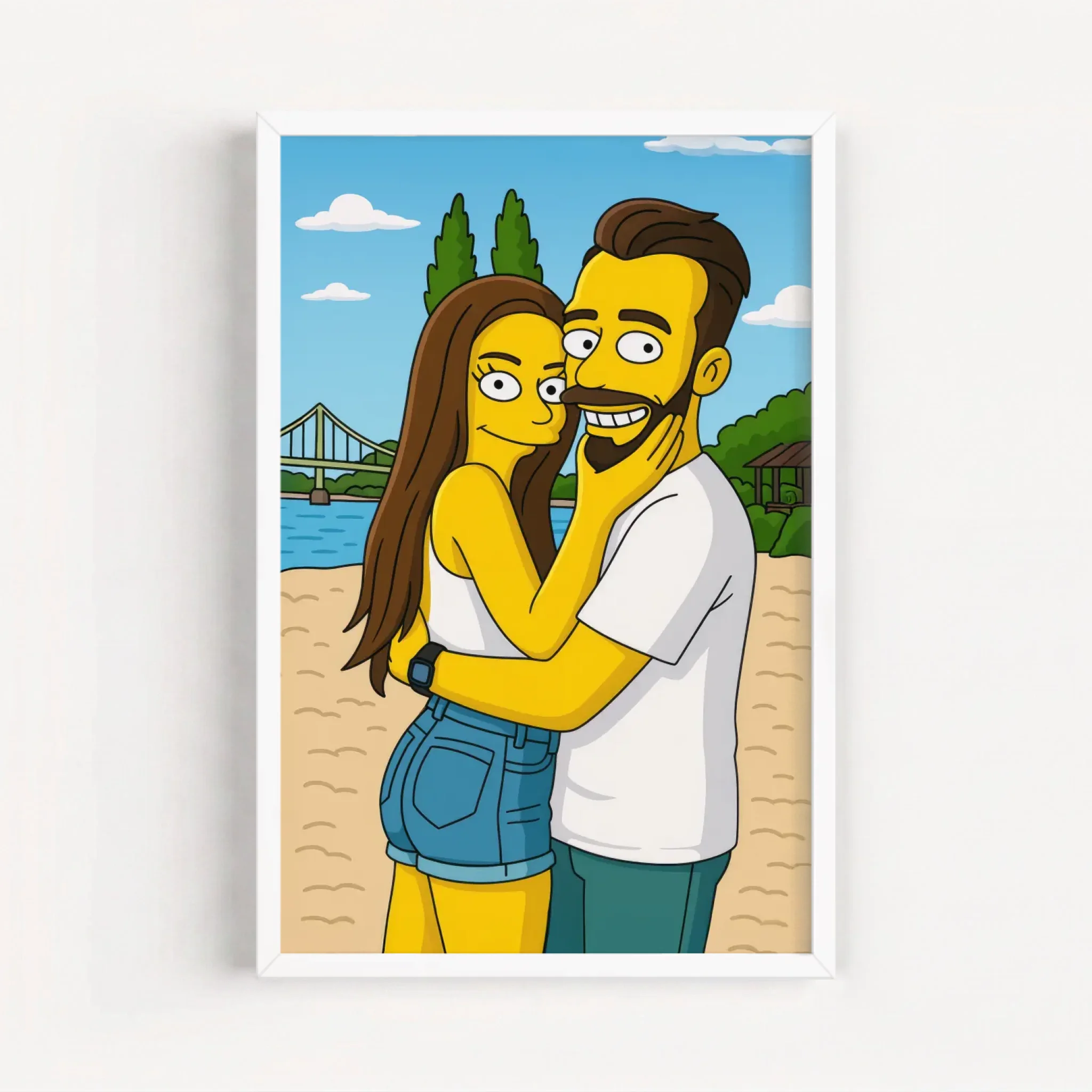 Live Mockup - Frame Poster - White - 40x60
