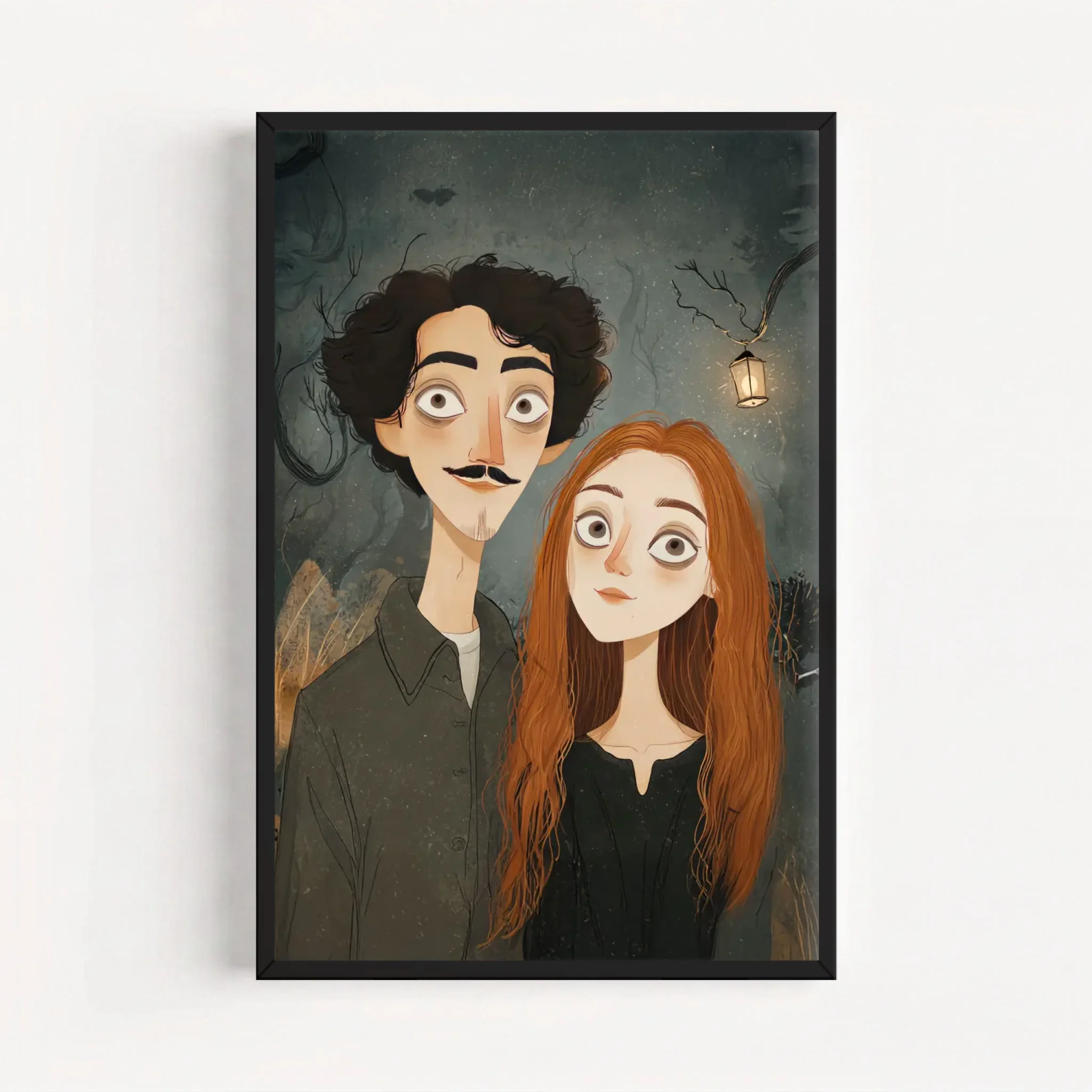 Live Mockup - Frame Poster - Black - 60x90