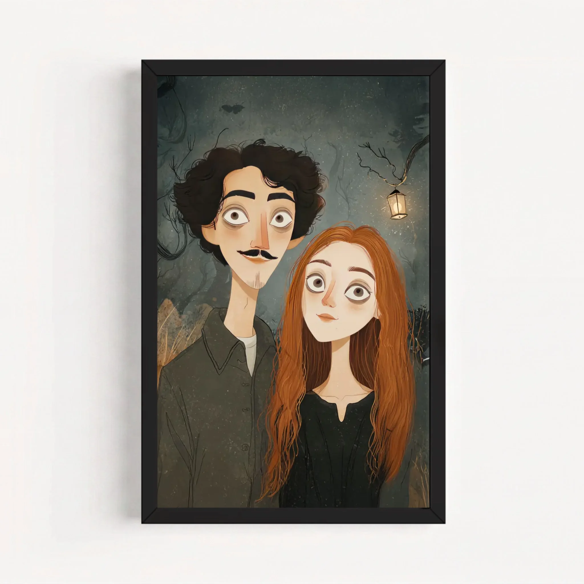 Live Mockup - Frame Poster - Black - 20x30
