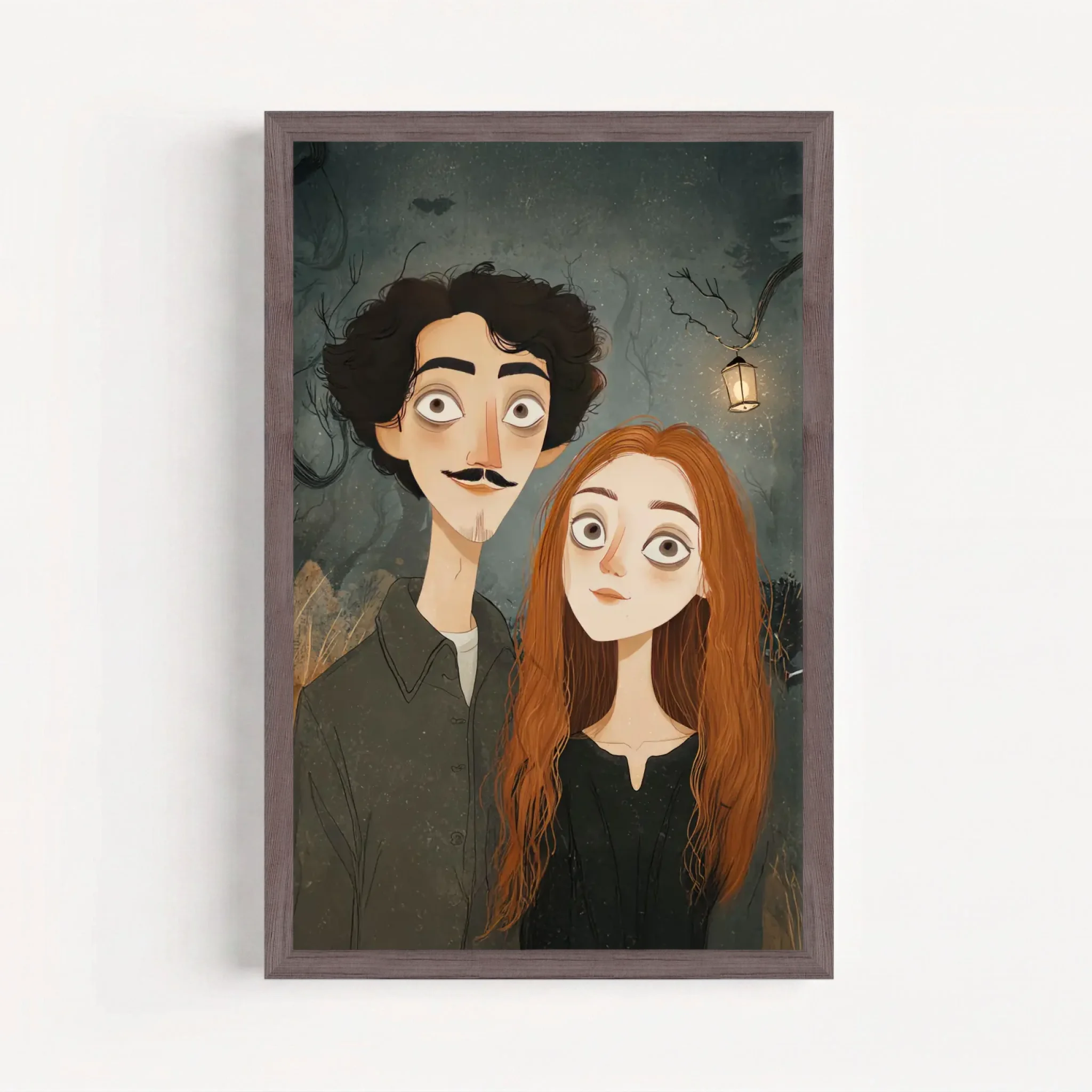 Live Mockup - Frame Poster - Wood - 20x30