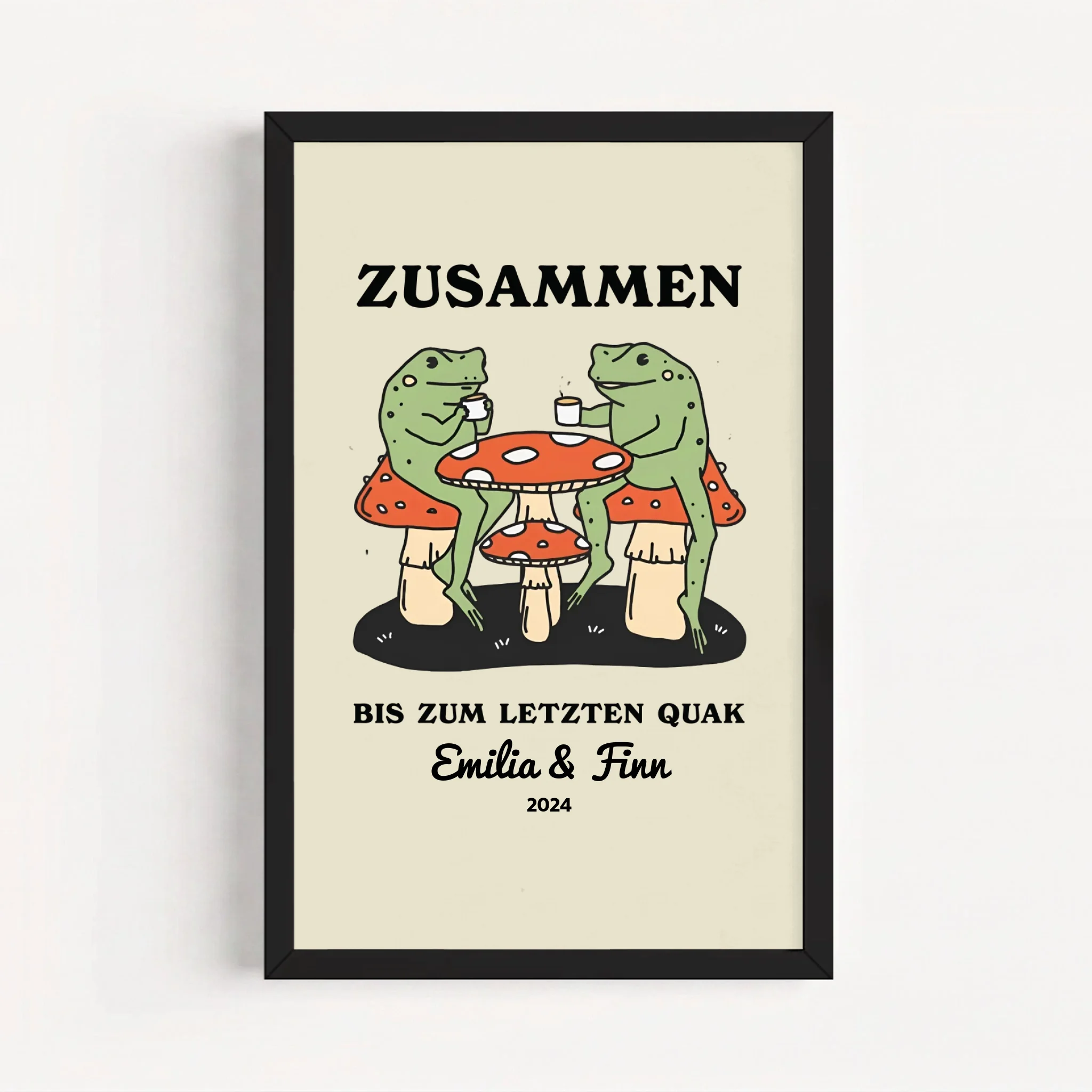 Live Mockup - Frame Poster - Black - 20x30
