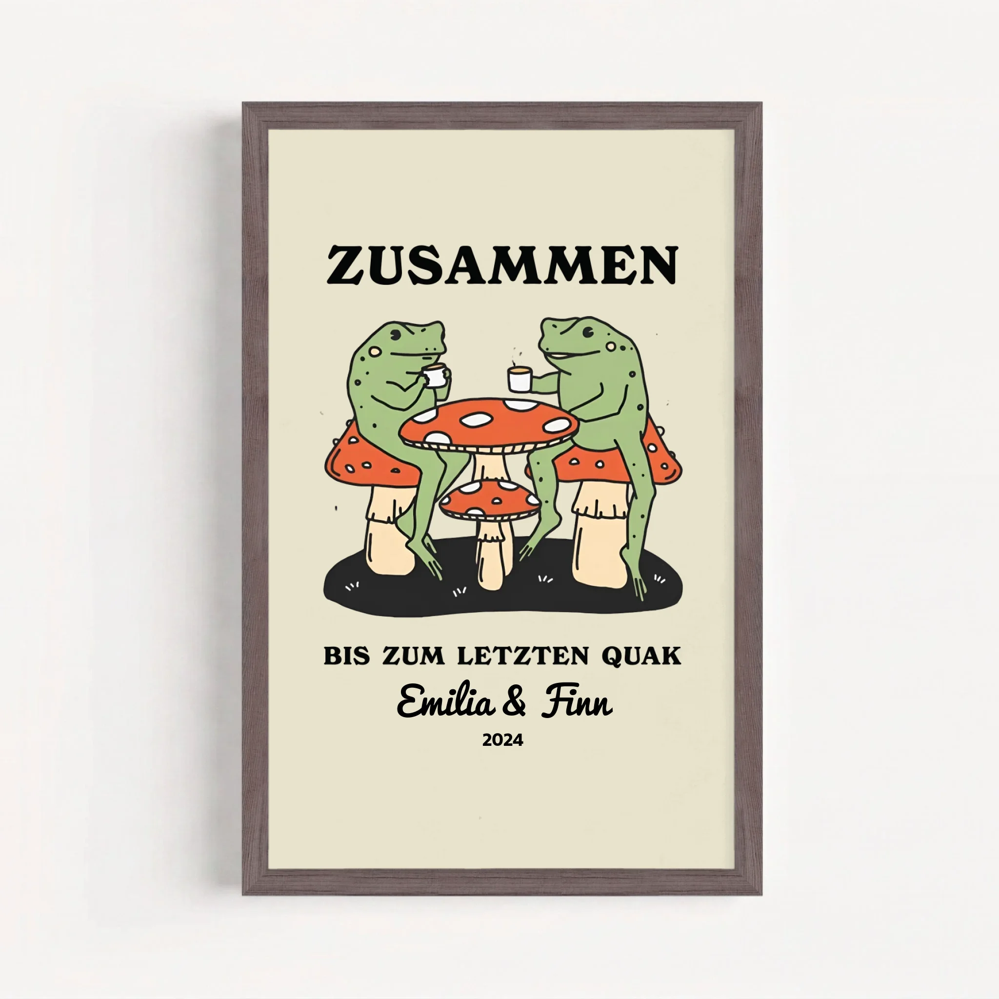 Live Mockup - Frame Poster - Wood - 20x30