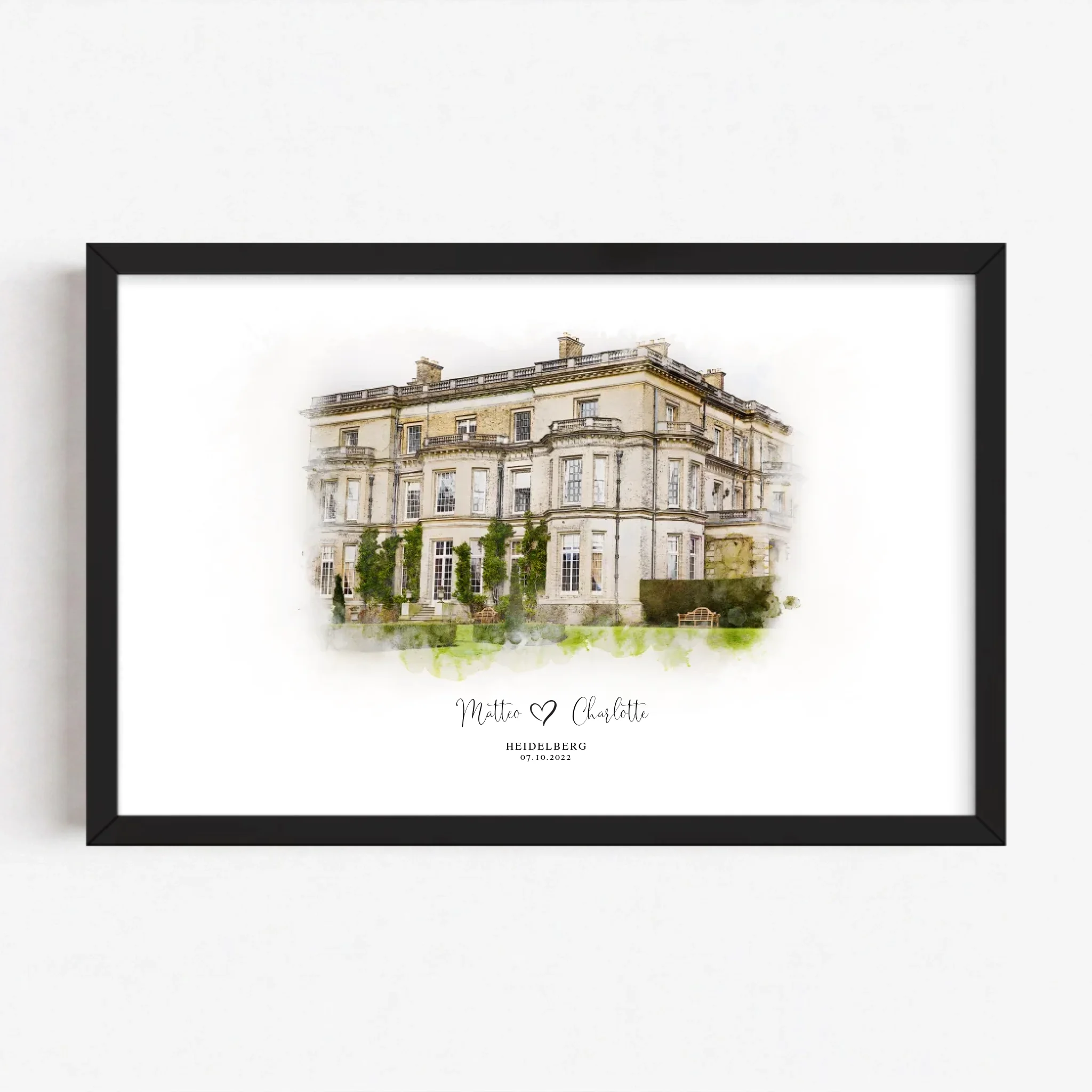 Live Mockup - Frame Poster - Black - 30x20