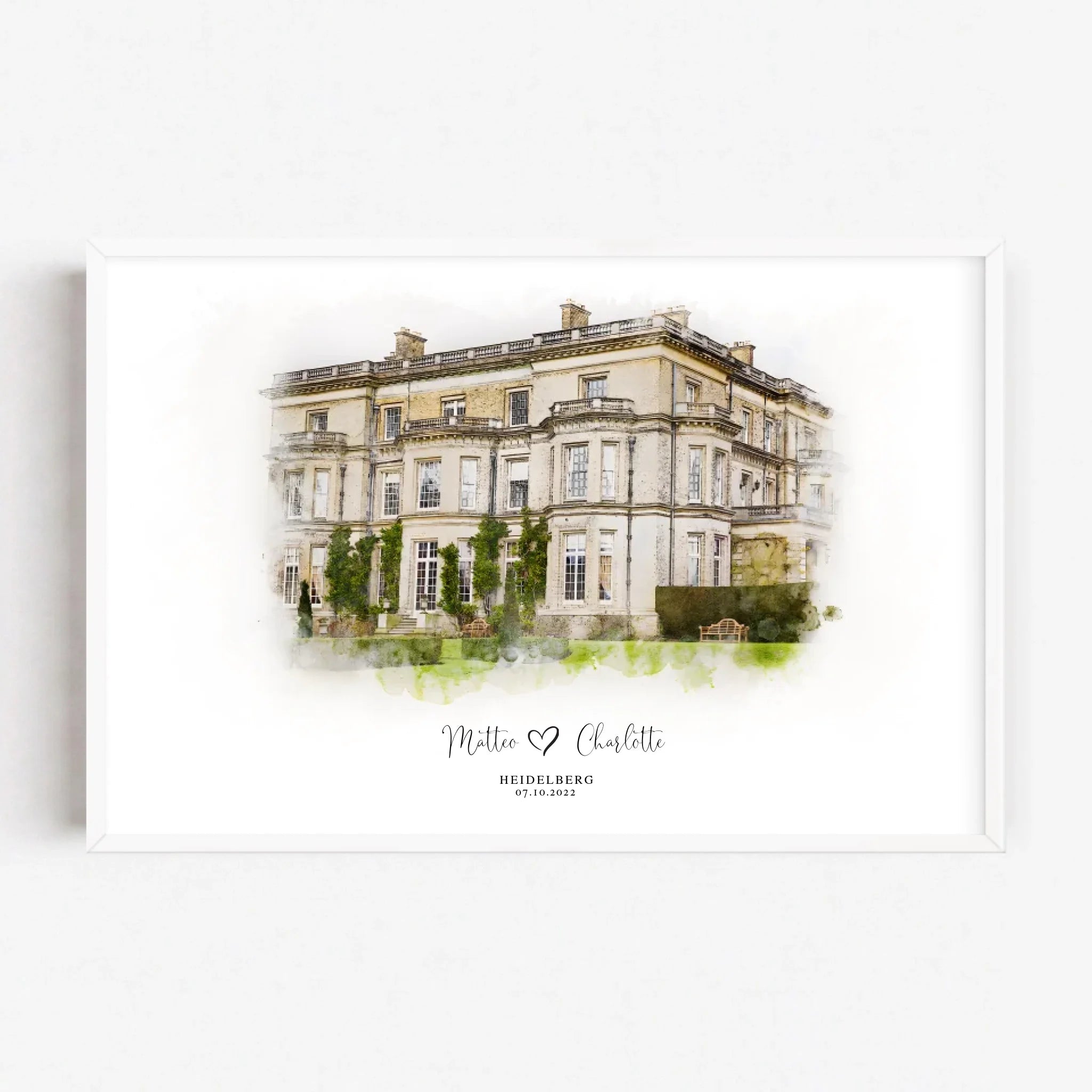 Live Mockup - Frame Poster - White - 90x60