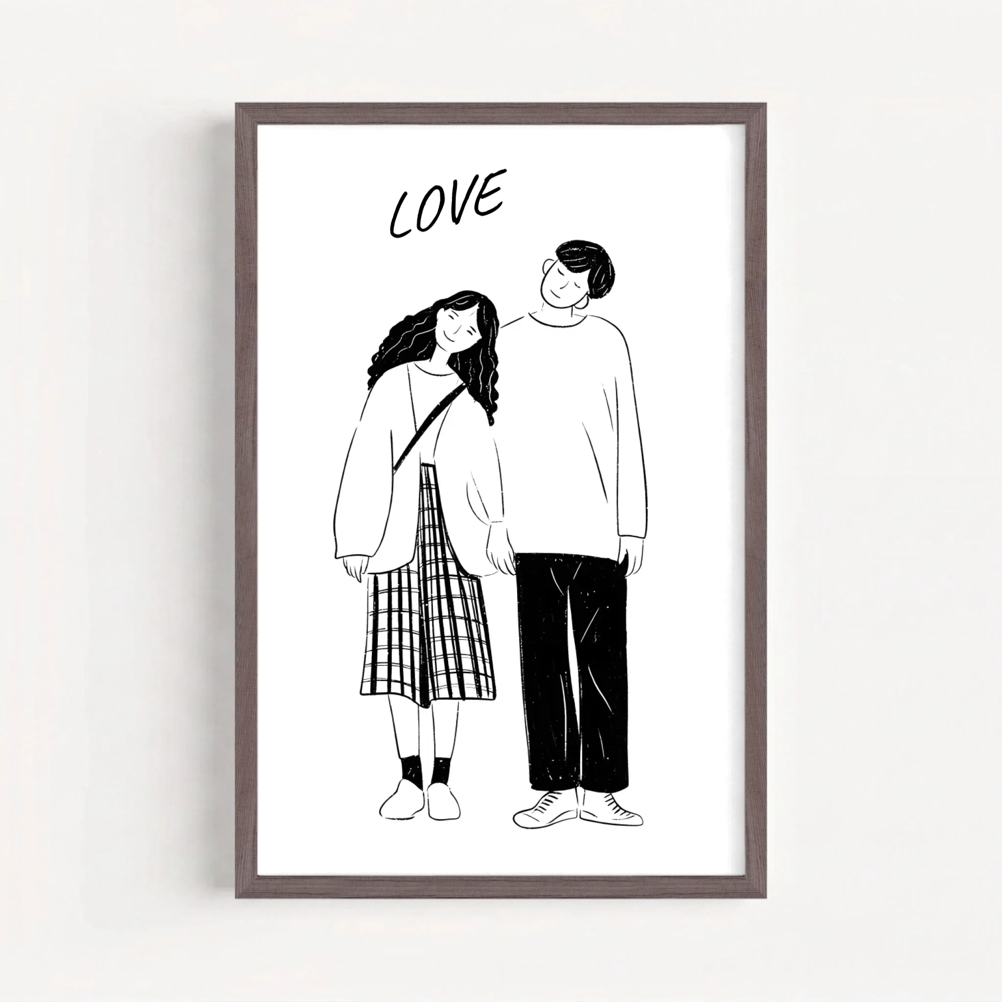Live Mockup - Frame Poster - Wood - 40x60